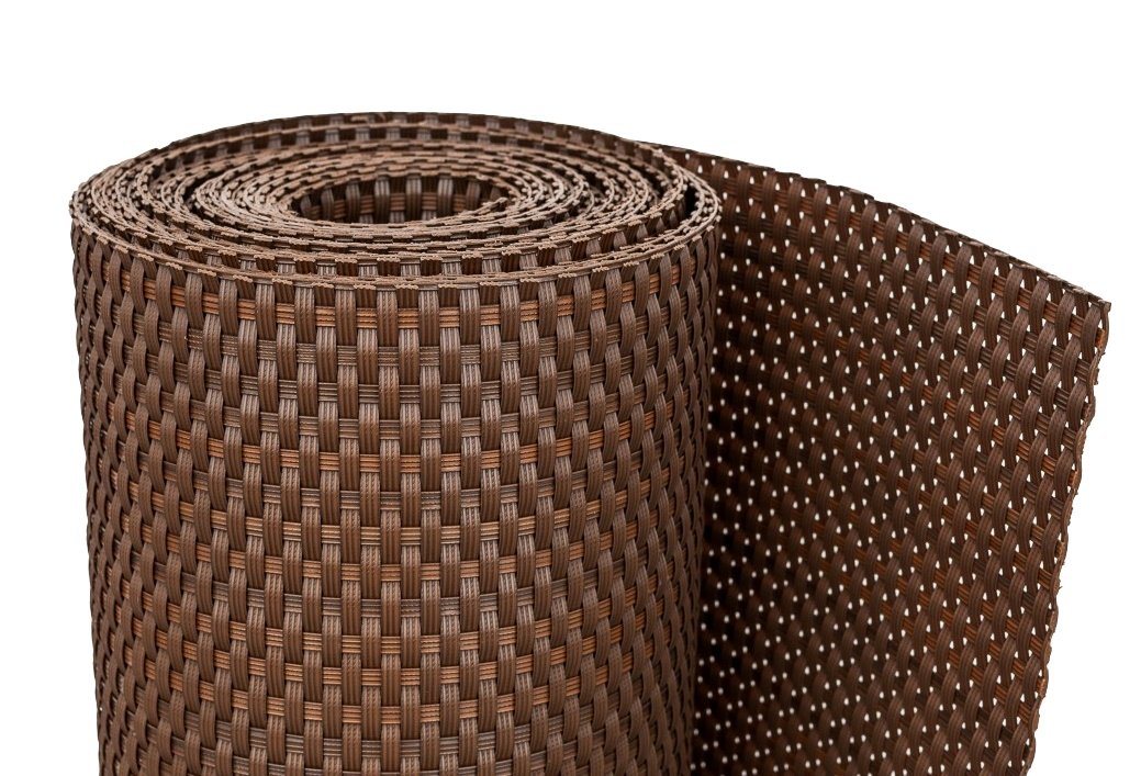 Thumbnail - dynamic24 Balkonsichtschutz Polyrattan PVC Sichtschutz Matte 300x90cm Balkon Zaun Windschutz