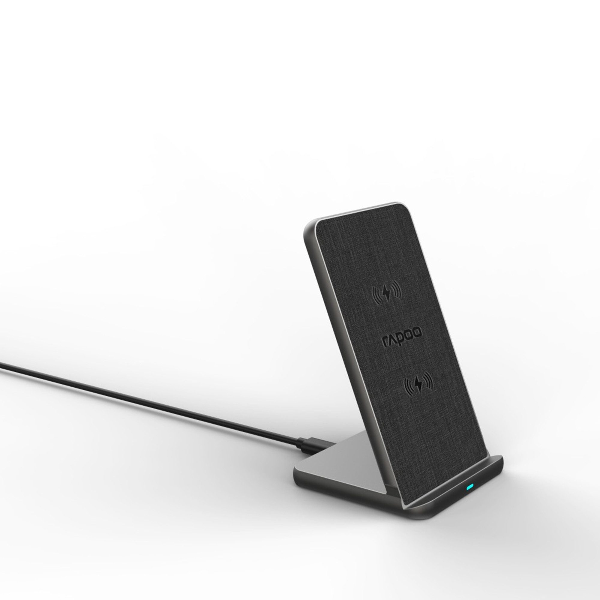 Rapoo XC360, kabellos, 15W, Grau Wireless Charger (2-tlg)