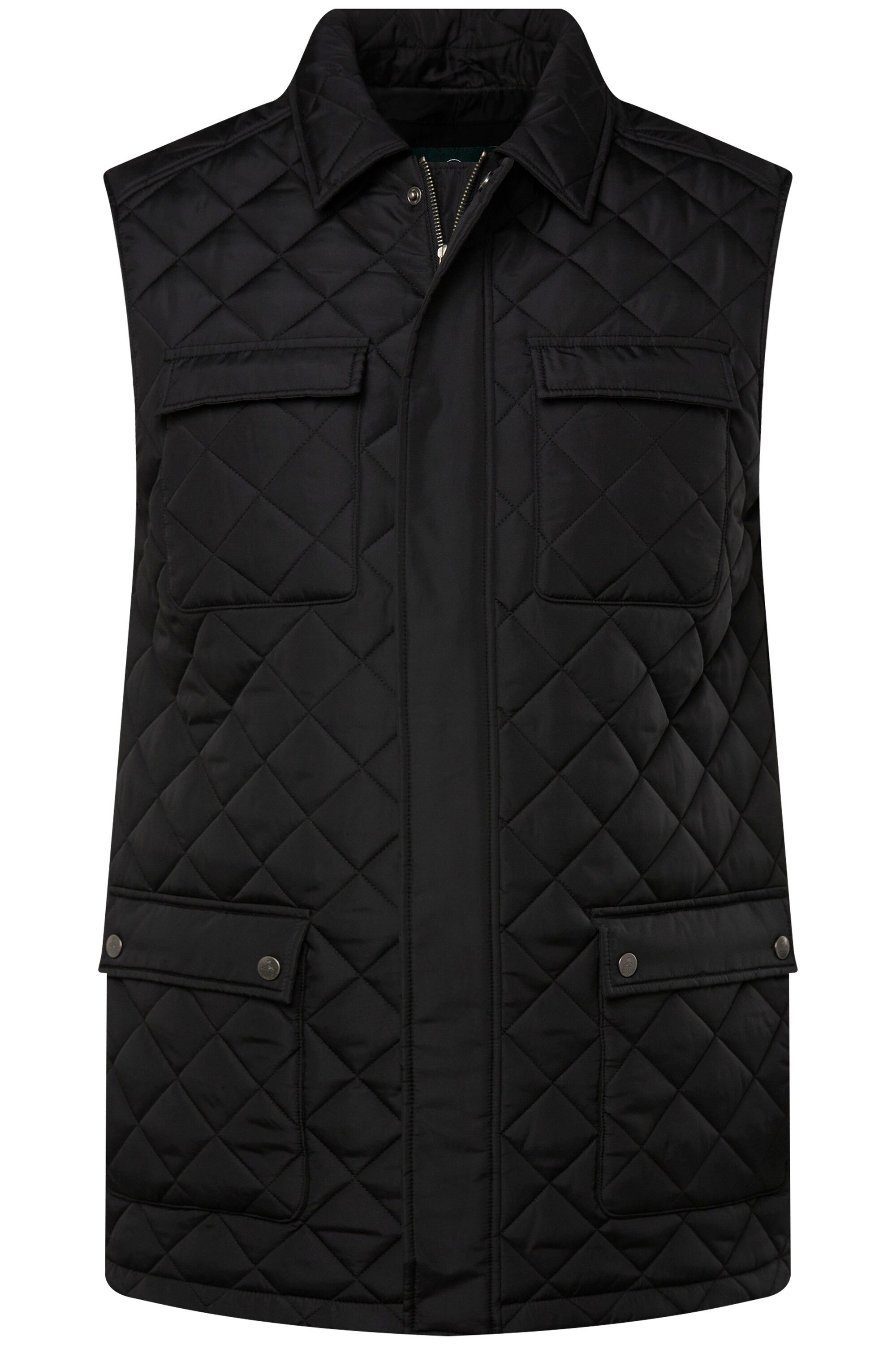 Boston Park Steppweste Steppweste Hemdkragen günstig online kaufen