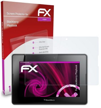 atFoliX Schutzfolie Panzerglasfolie für Blackberry Playbook, Ultradünn und superhart