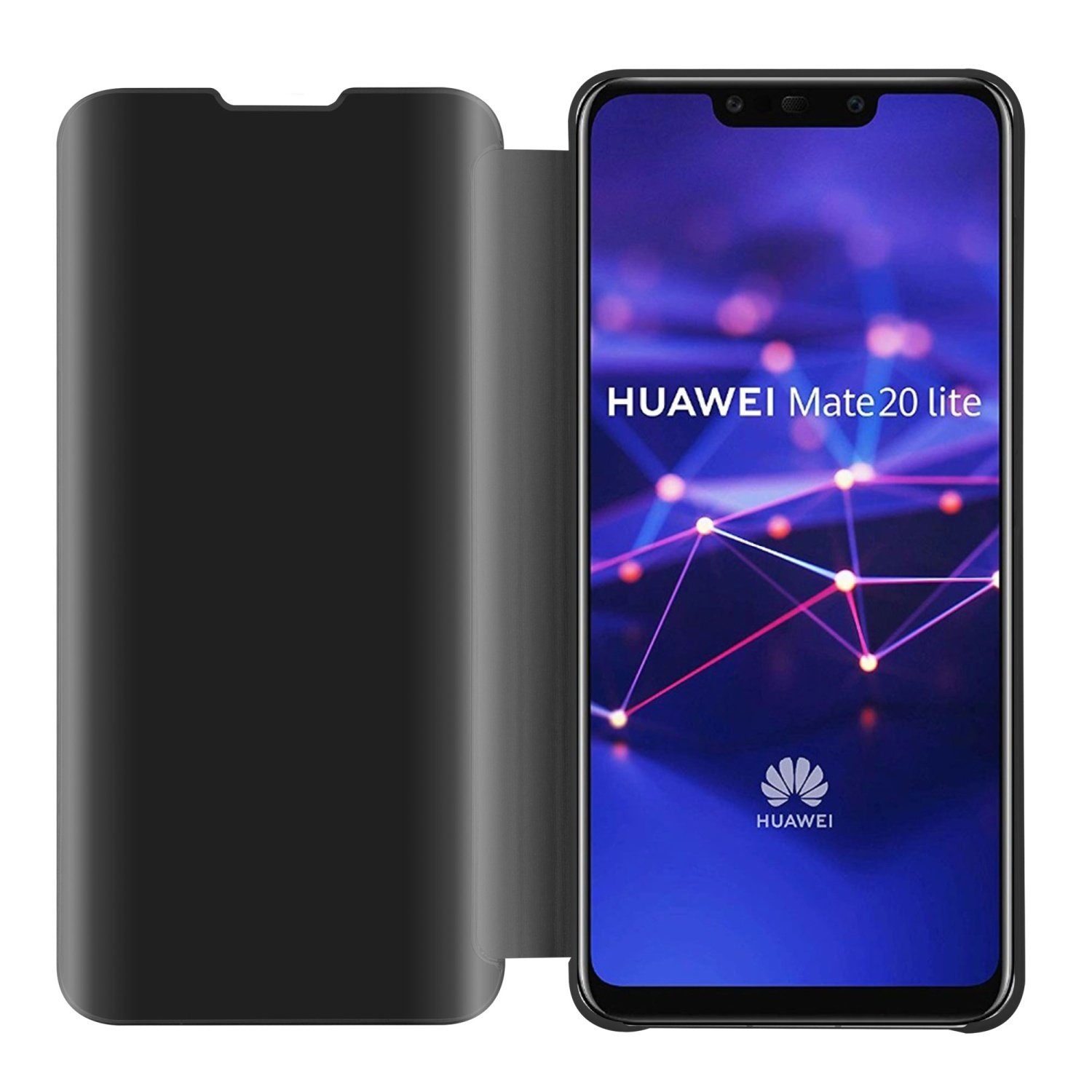 Cadorabo Handyhülle für Huawei MATE 20 LITE Hülle Huawei MATE 20 LITE, Klappbare Handy Schutzhülle - Hülle - mit Standfunktion und Kartenfach