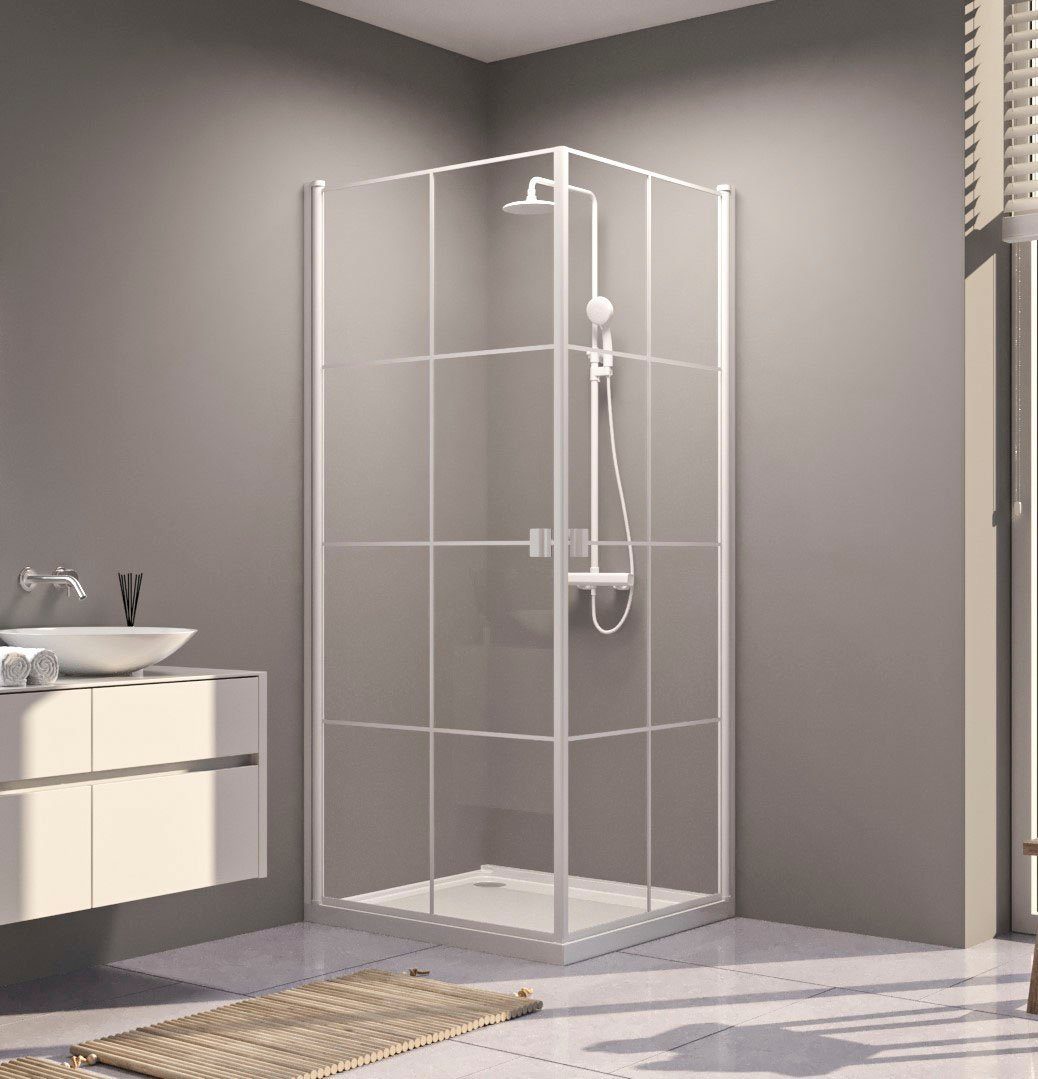 Marwell Eckdusche Clean line, Einscheibensicherheitsglas, mit günstig online kaufen