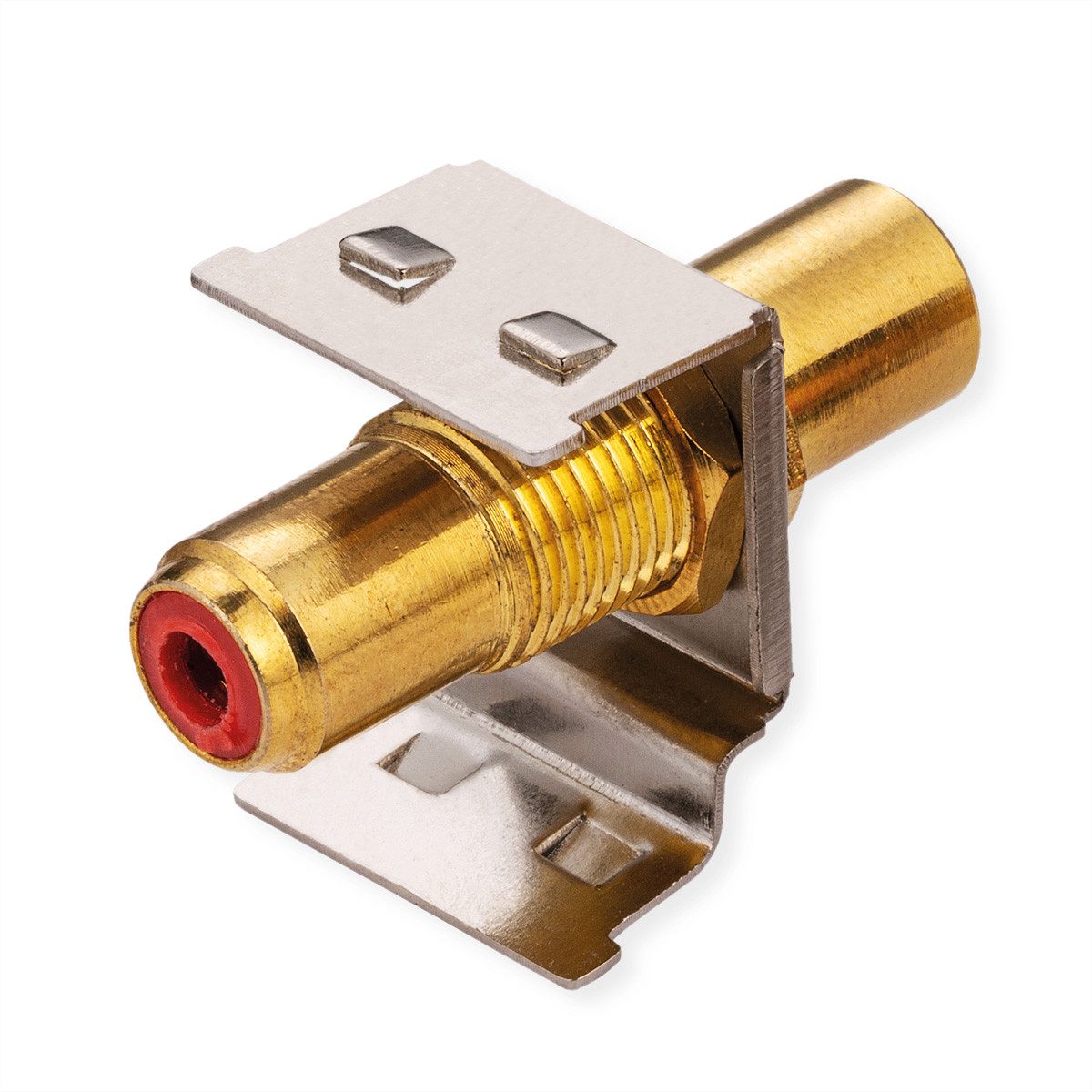 ROLINE RCA-Keystone-Kupplung Netzwerk-Panel (Metall)