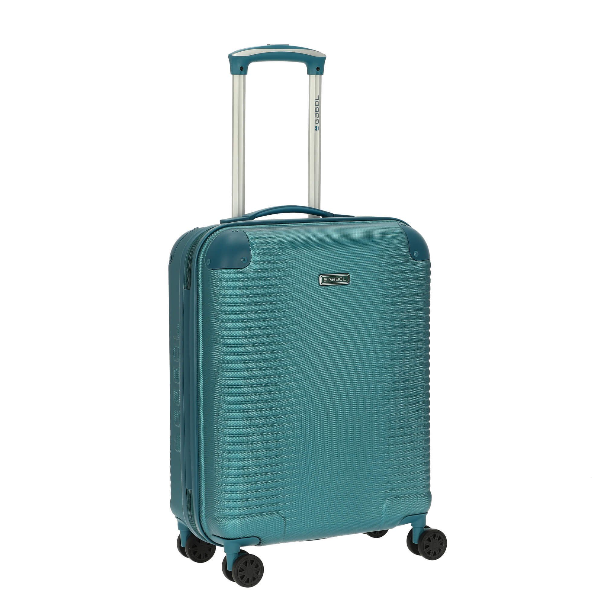 Gabol Handgepäck-Trolley Balance Rollen Rollen turquoise 4 4-Rollen-Kabinentrolley 55 cm, 