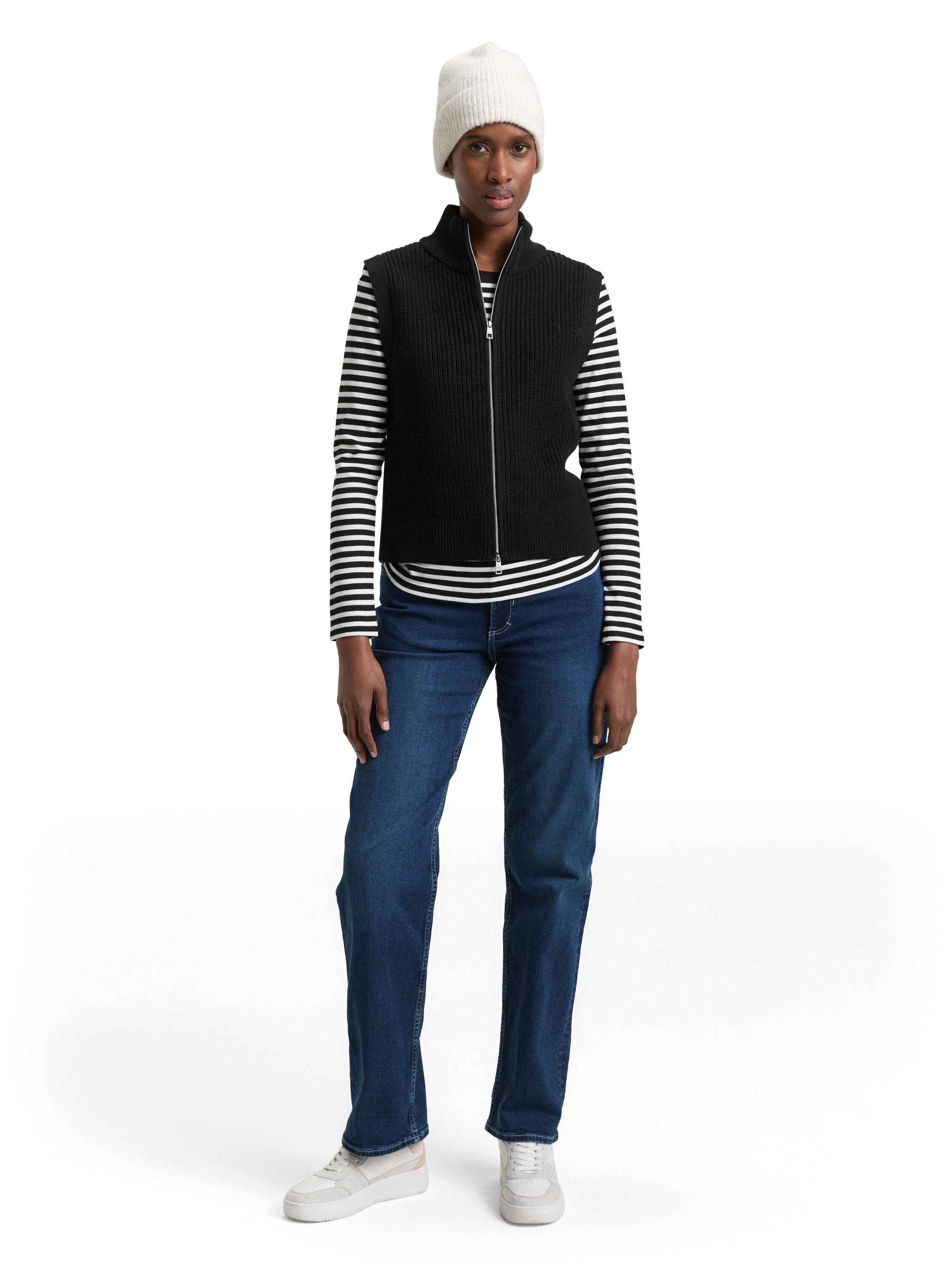 TOM TAILOR Denim Straight-Jeans ELLA im Five-Pocket Style – Bild 4 von 5