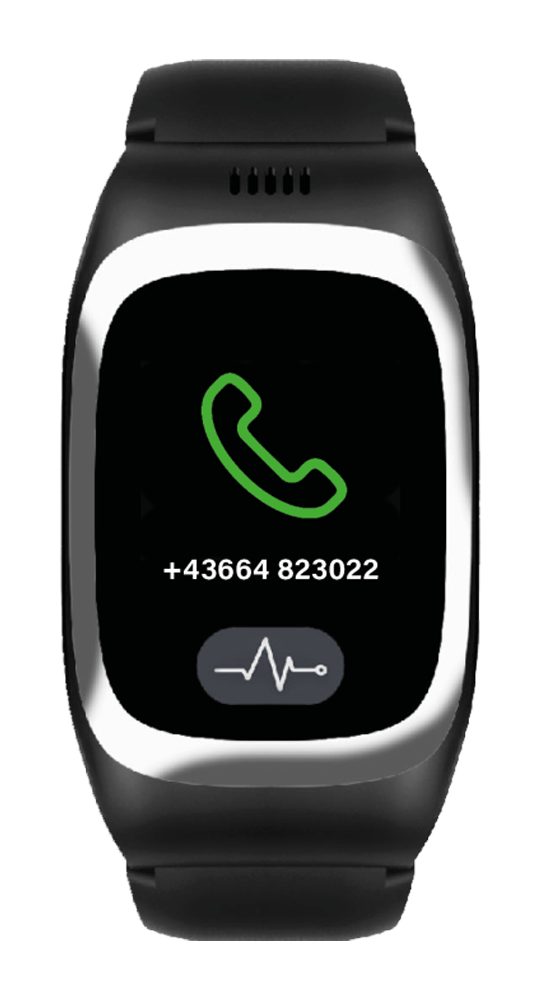 james B6 Senioren Smartwatch Notrufuhr mit GPS Notruf & Telefonfunktion Smartwatch