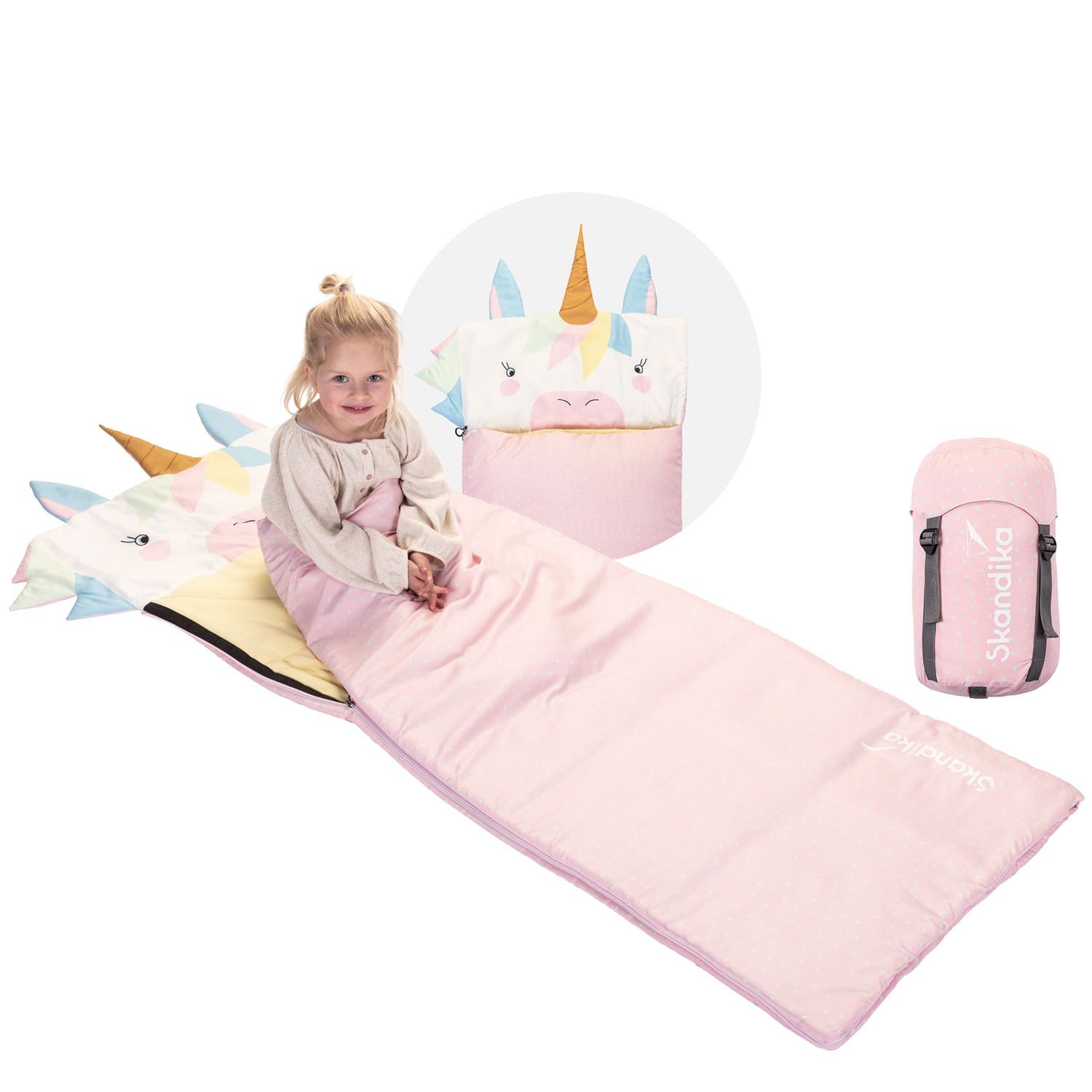 Skandika Schlafsack Soti, Schlafsack für Kinder bis 150 cm, buntes Design E günstig online kaufen