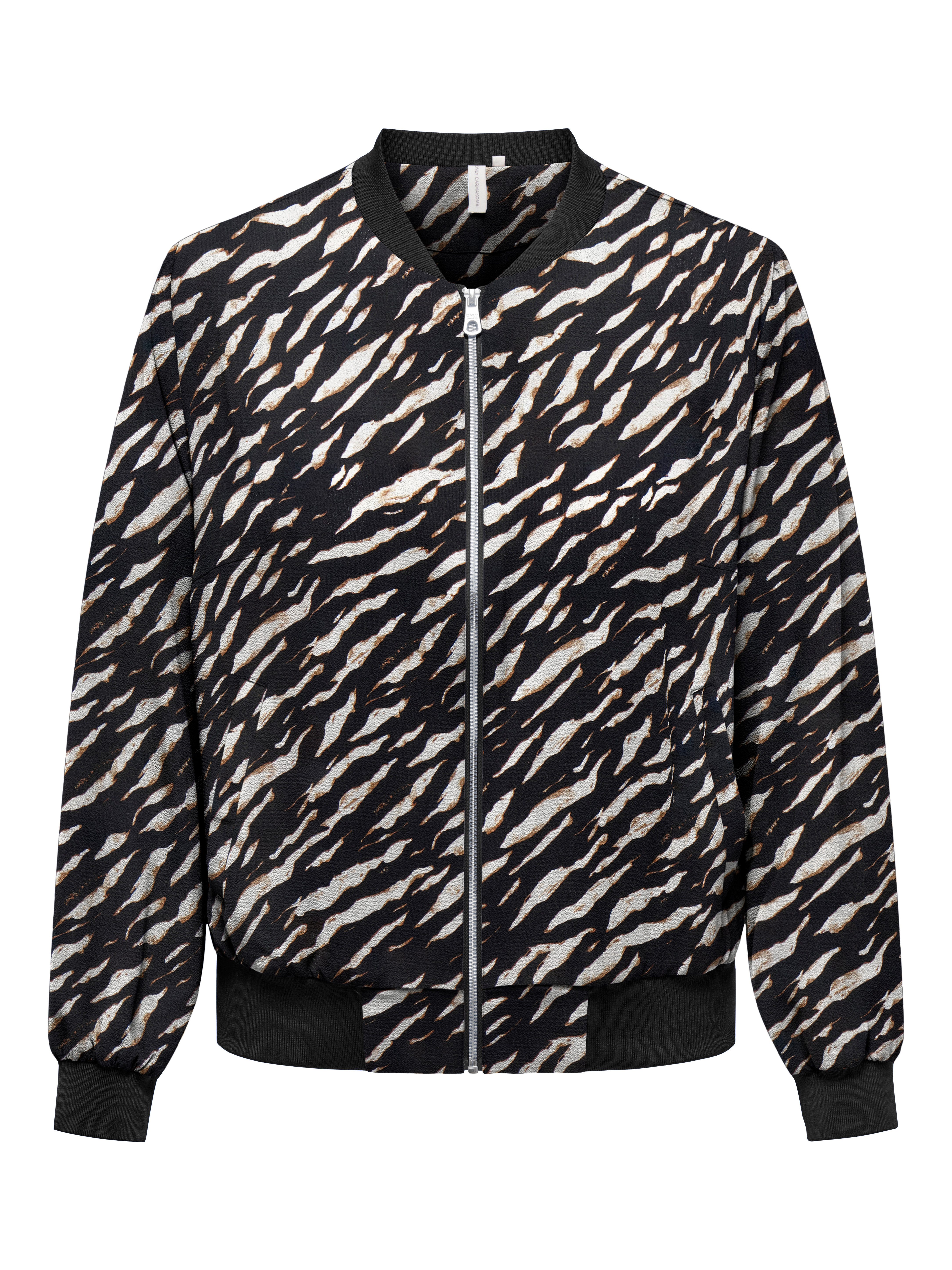 ONLY CARMAKOMA Bomberjacke CARLUX LIFE LS BOMBER JACKET NOOS Materialmix, regular fit