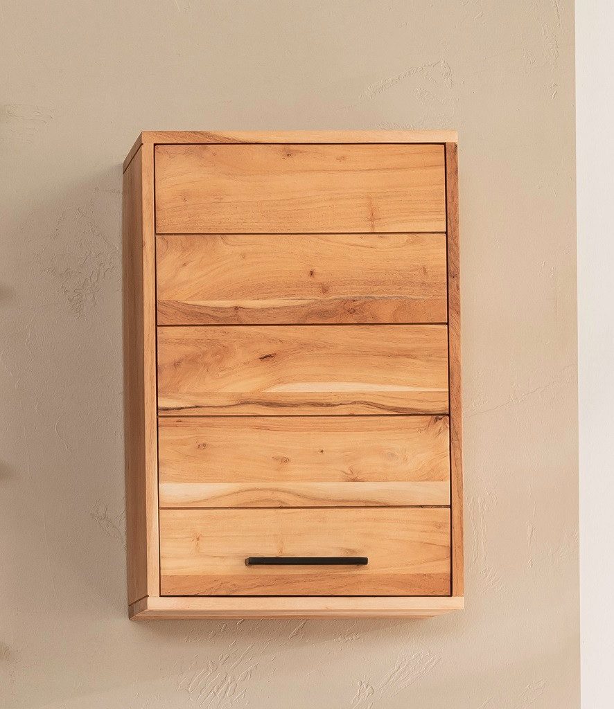 Main Möbel Hängeschrank Badoberschrank 40x60cm 'Albany' Akazie massiv lackiert
