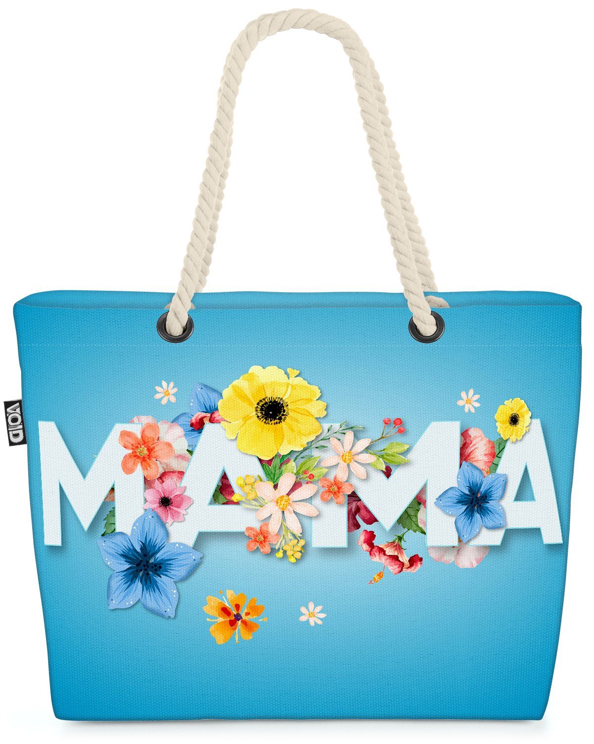 VOID Strandtasche (1-tlg), Mama Muttertag Geschenk Blumen mütter tage blume  urlaub muttertag 26