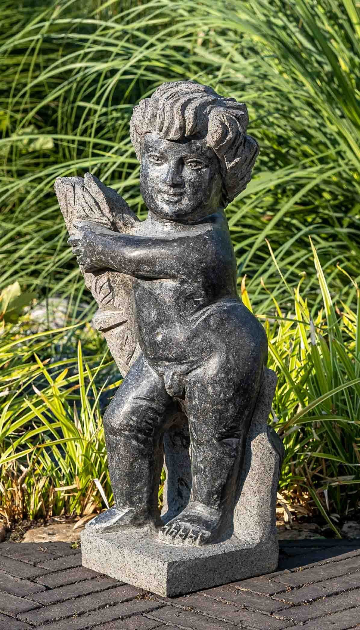 IDYL Gartenfigur IDYL Granit Figur und Granit – robust sehr ein – gegen Regen – Engel, Frost, UV-Strahlung. Naturprodukt witterungsbeständig