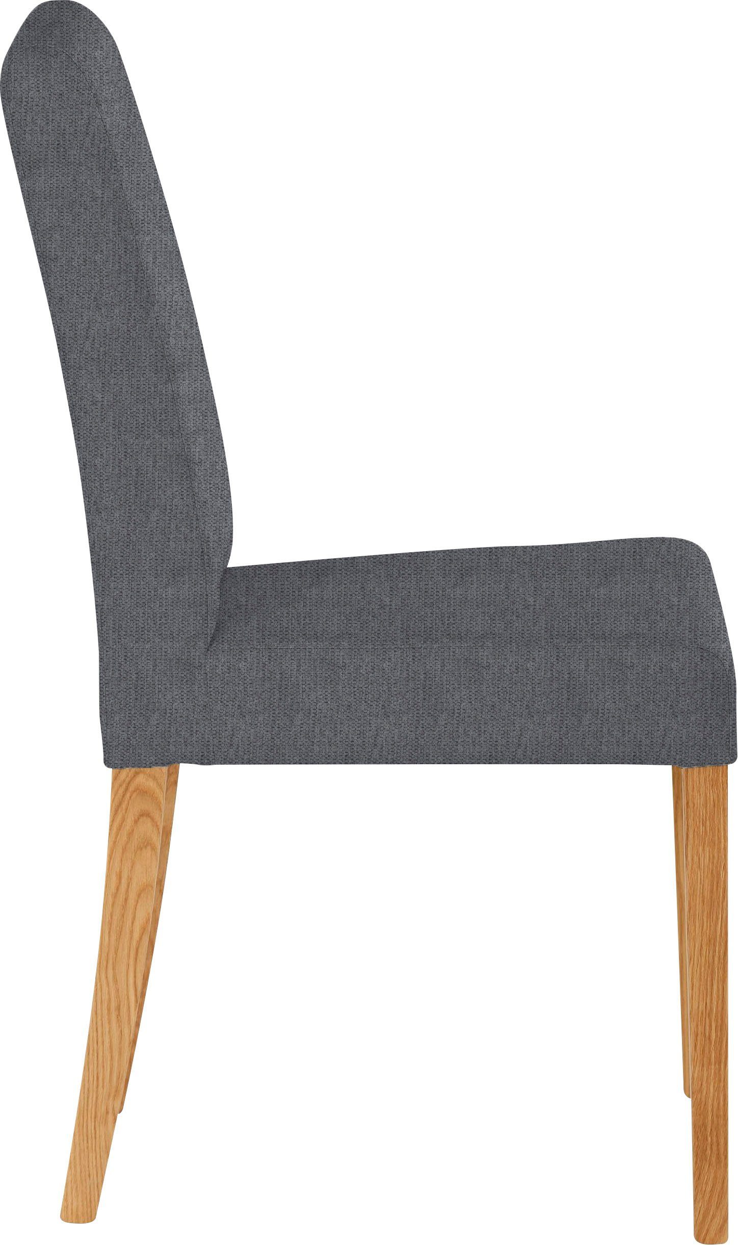 Home affaire 4-Fußstuhl Bologna (Set, 2 St), Gestell aus Massivholz