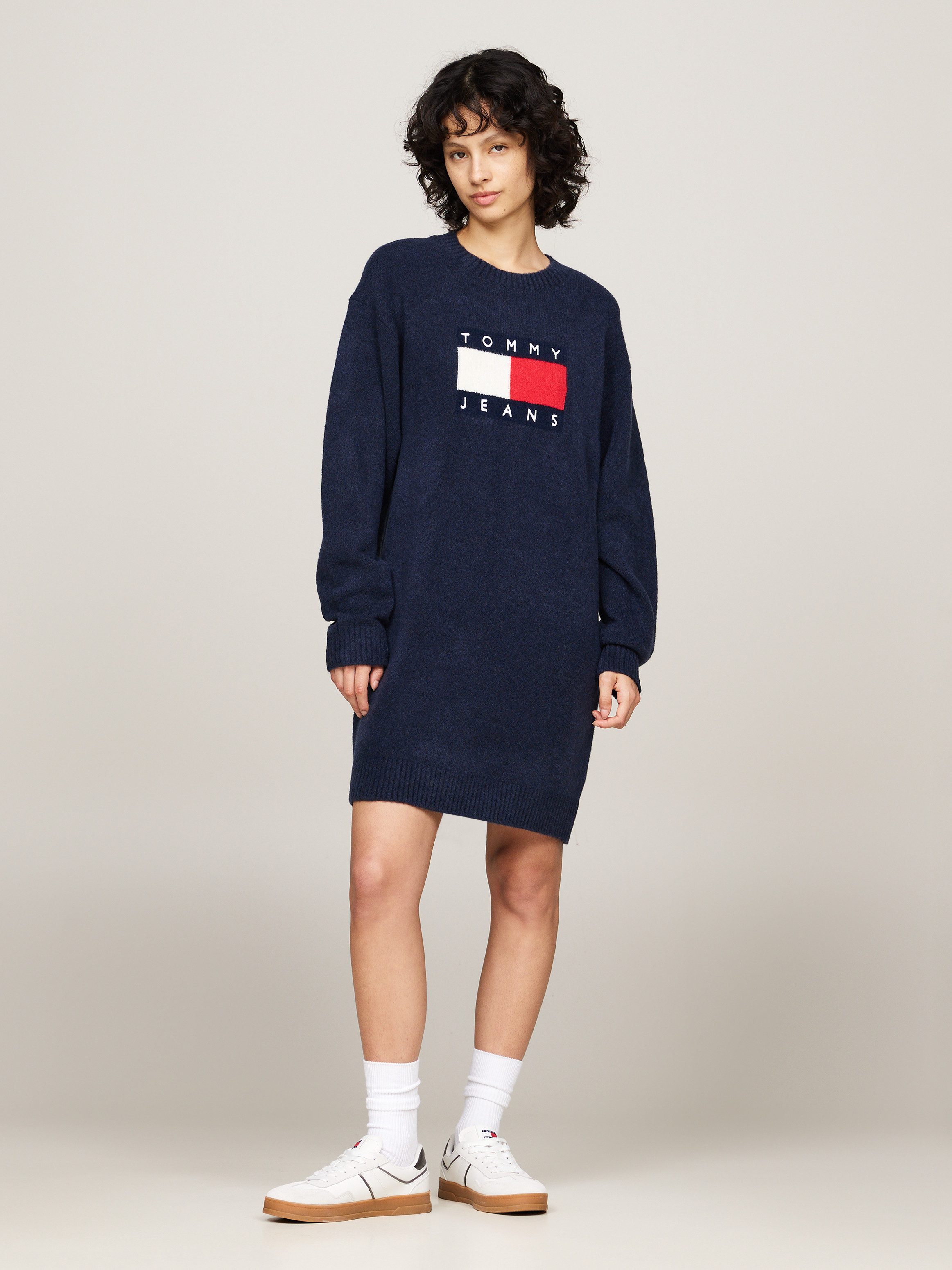 Tommy Jeans Curve Strickkleid TJW MLNGE günstig online kaufen