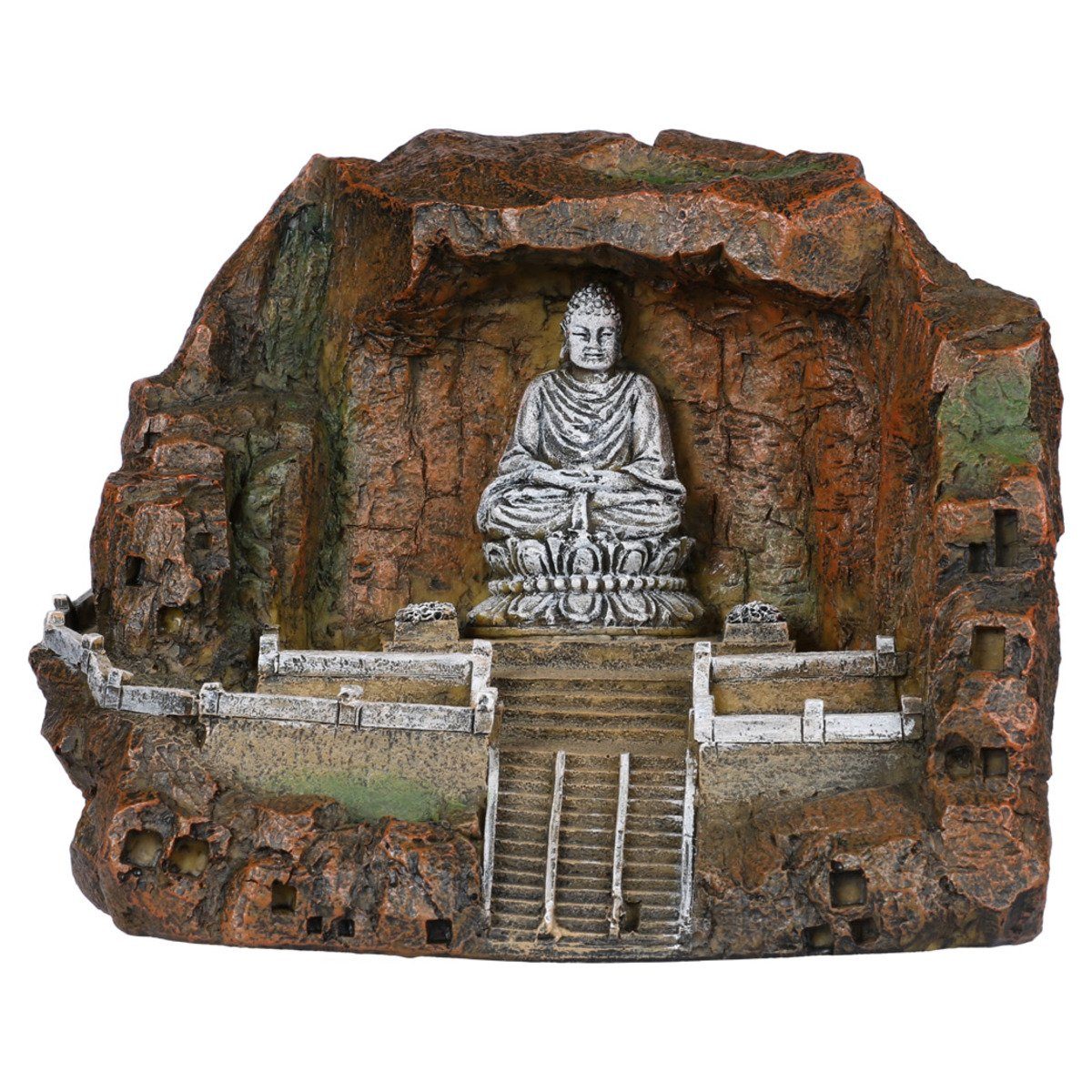 Aquariendeko Aquariumdekoration Buddha Ornament