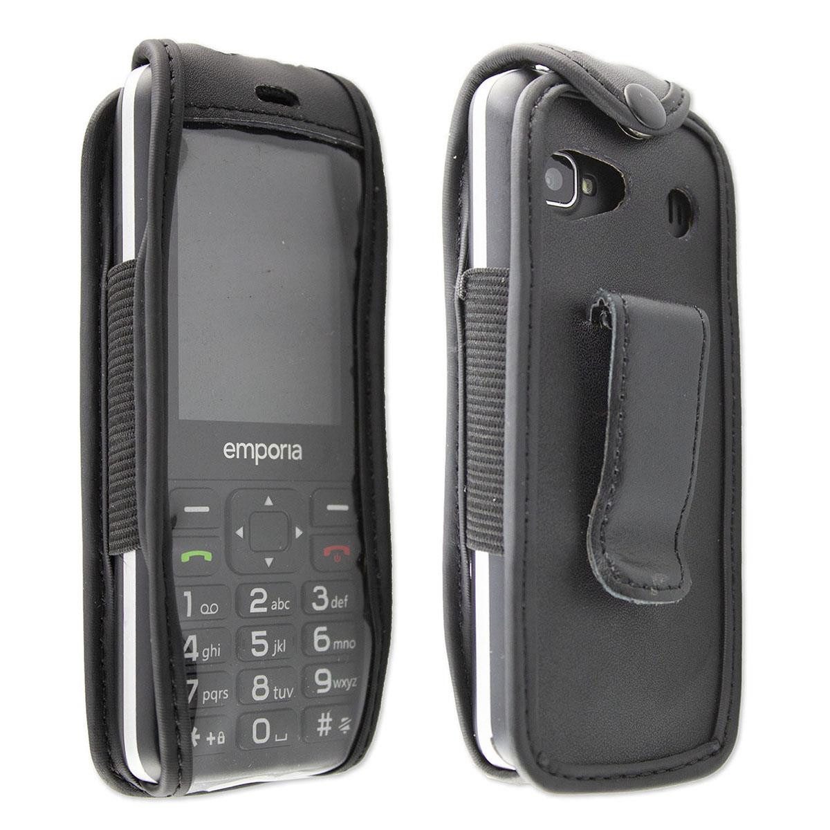 Handytasche caseroxx Handytasche mit Gürtelclip für Emporia TalkSmart, schwarz