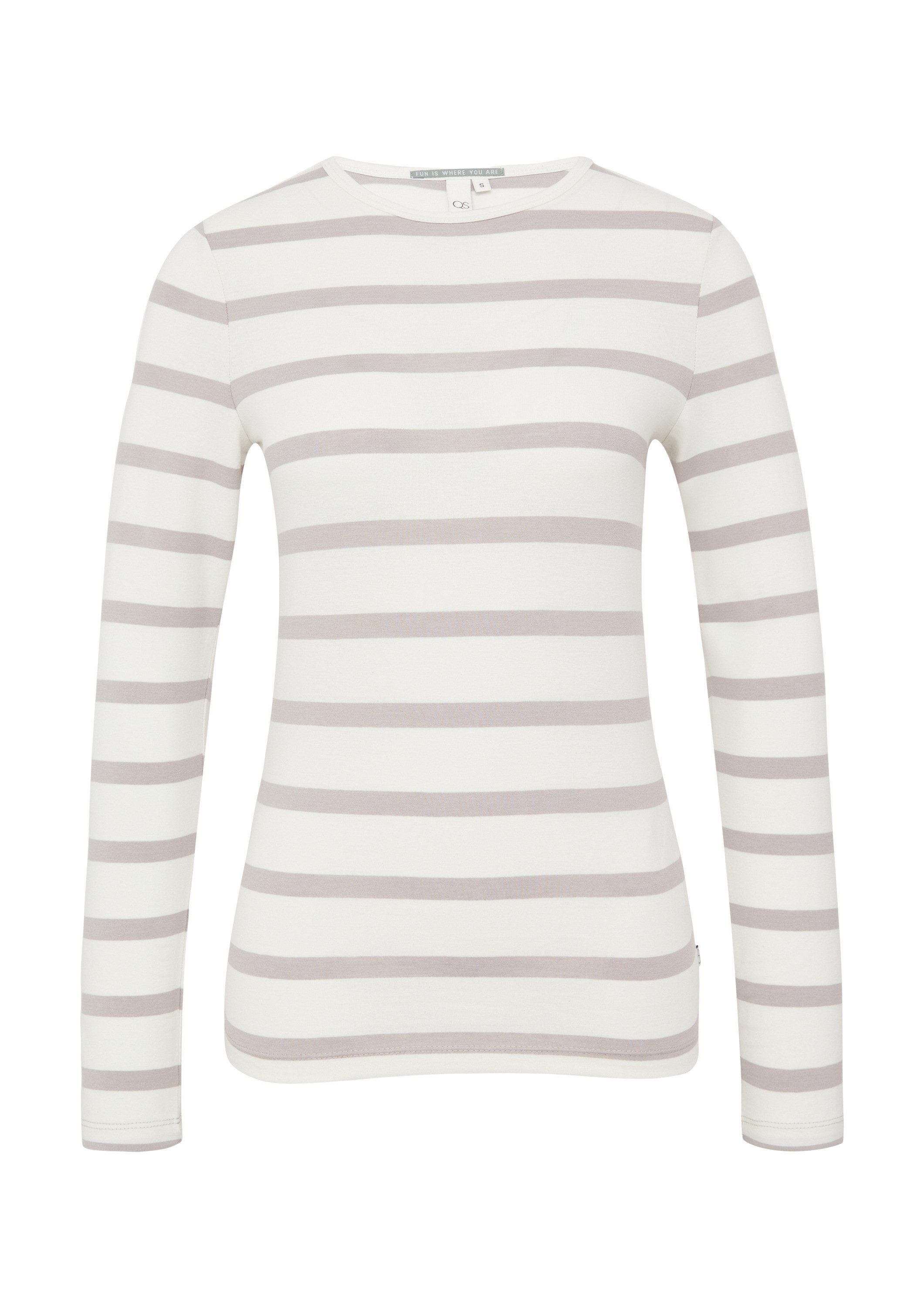 QS Langarmshirt T-Shirt (1-tlg) günstig online kaufen