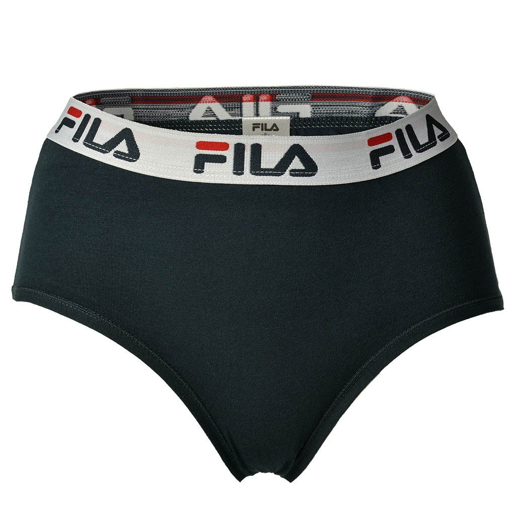 Fila Slip Damen Hipster Slip - Pants, Logo-Bund, Cotton Marine