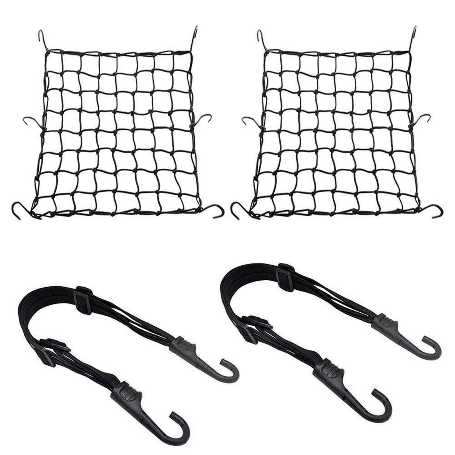 LuxusKollektion Spanngurt Gepäcknetz & Spanngurt Set 2Stck Blau (1-St)