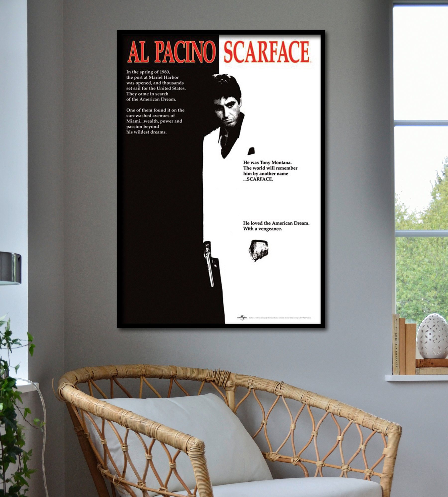 PYRAMID Poster Scarface Cover Poster 61 günstig online kaufen
