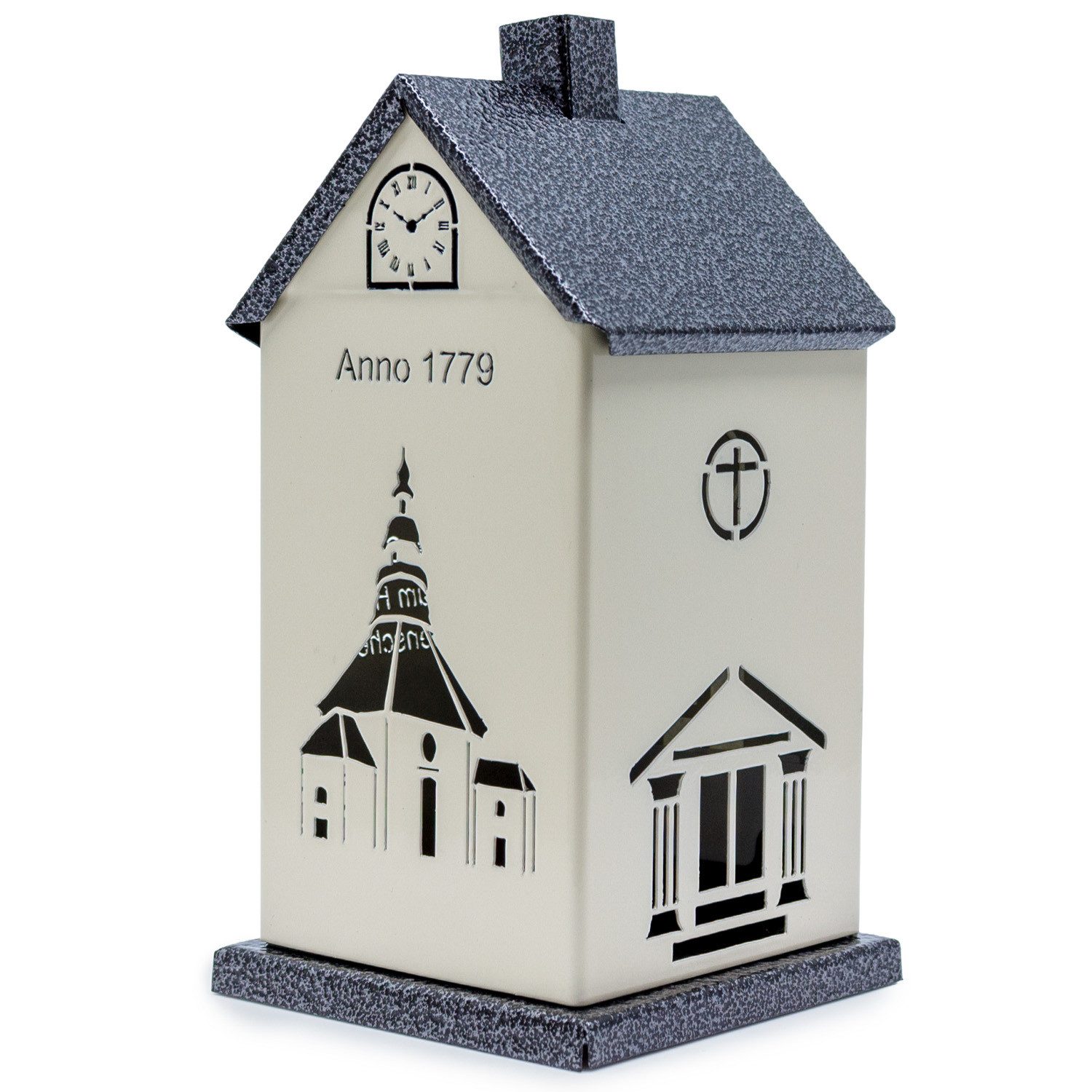 Landshop24 Räucherhaus Bergkirche Seiffen Kirche Sammlerstück aus Metall Modell 2025, (1 St), Original Erzgebirge