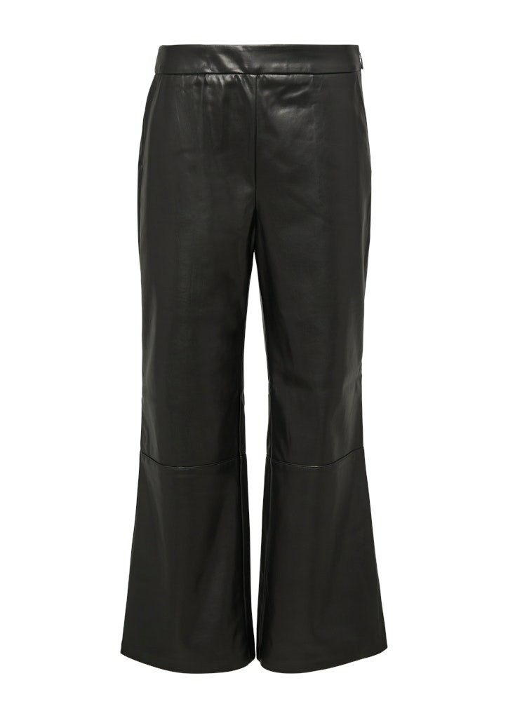Lederimitathose Kunstlederhose für Damen