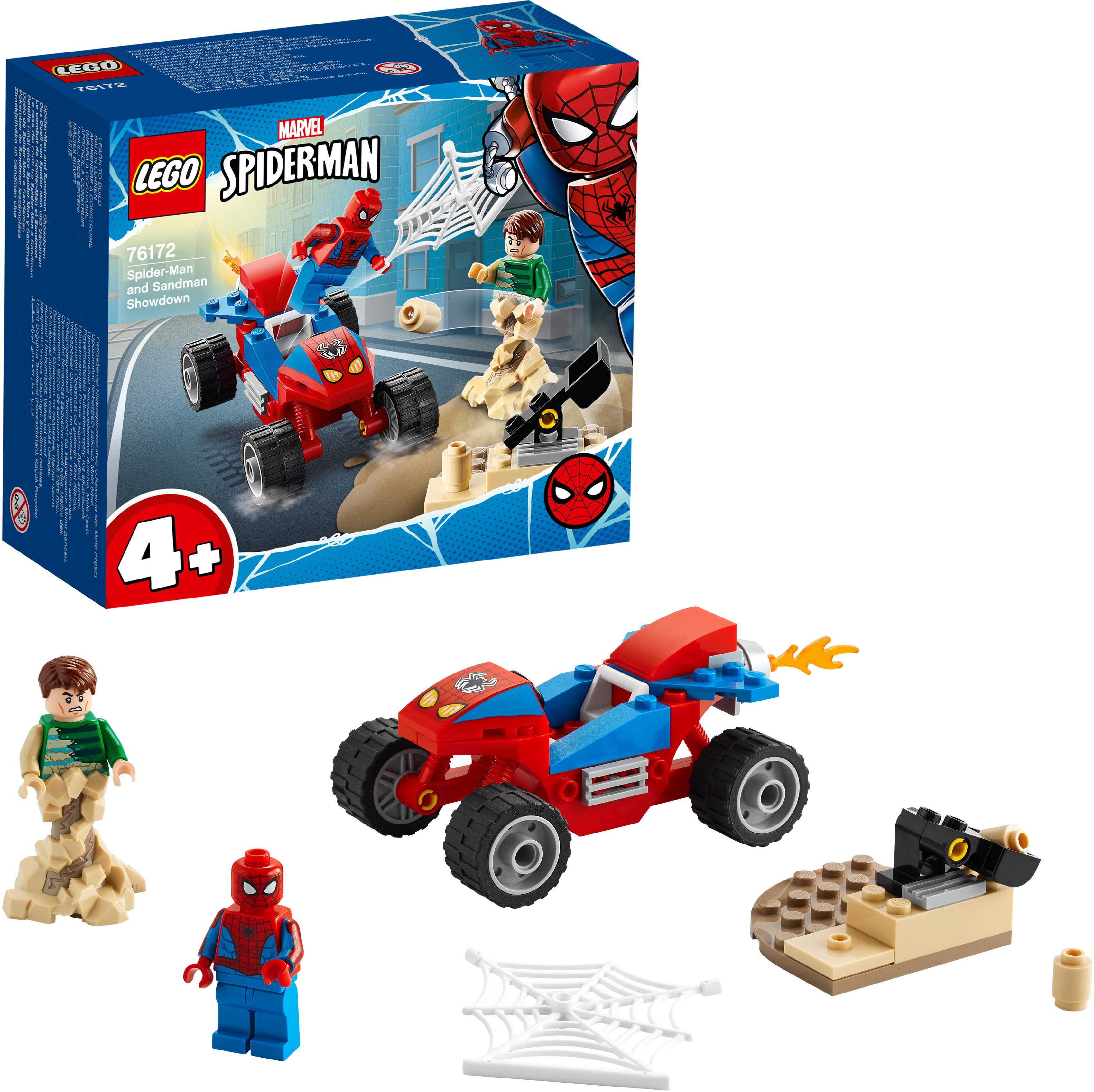 Image of LEGO® Konstruktionsspielsteine »Das Duell von Spider-Man und Sandman (76172), LEGO® Marvel Super Heroes«, (45 St), Made in Europe