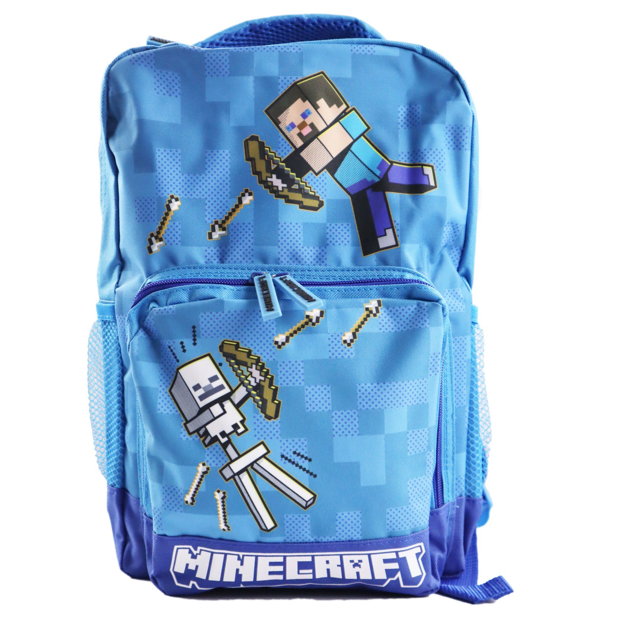 Gr. x Minecraft Minecraft 35 Jungen Schultasche, 24 12 x Steve Kinder Kinderrucksack