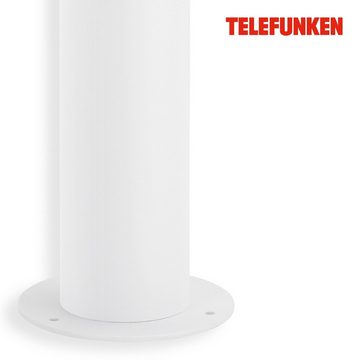 Telefunken LED Außen-Stehlampe 311406TF, LED fest verbaut, Neutralweiß, weiß, Wohnzimmer, Kinderzimmer, LED, Neutralweiß 4000K, 8W - 850 lm