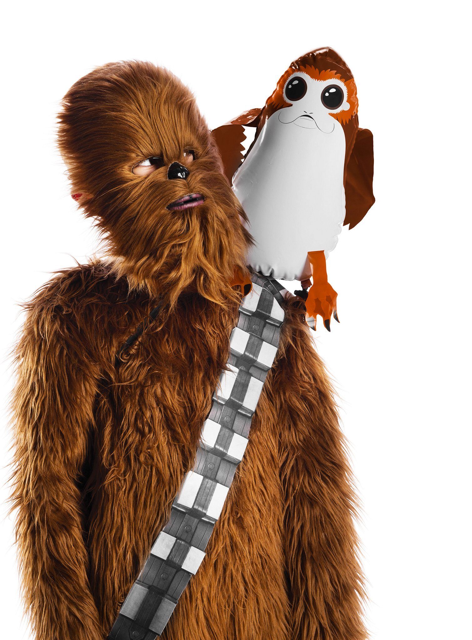 Rubie´s Kostüm Aufblasbare Porg Schulterfigur, Der süße Star Wars-Vogel zum Aufpusten