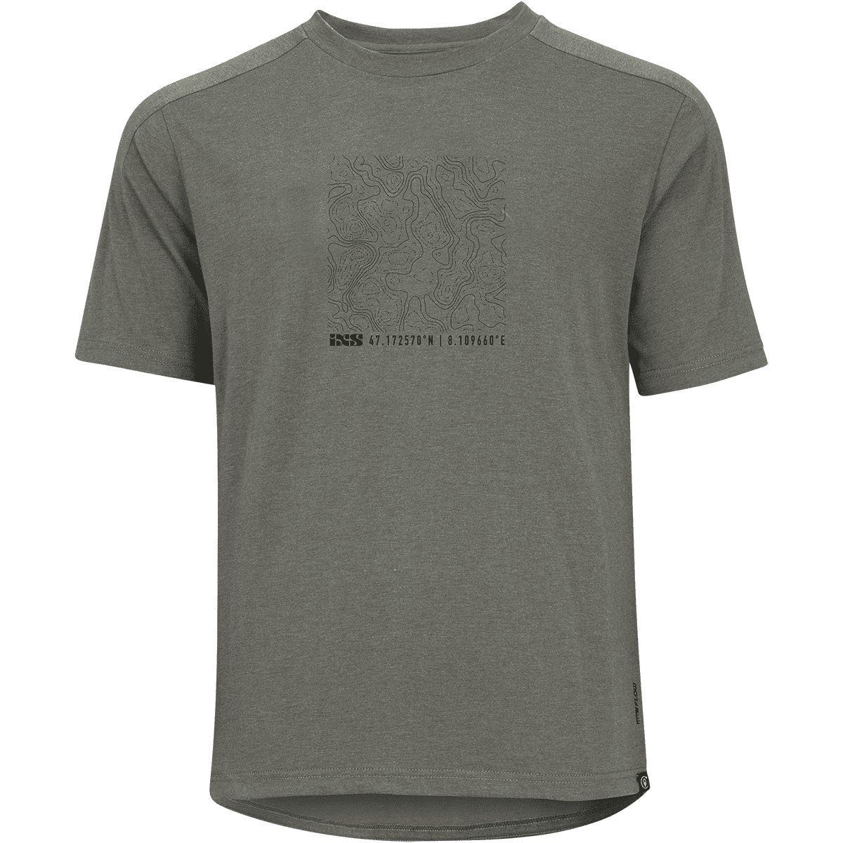 IXS T-Shirt T-Shirts iXS Flow Tee S Contour - Tech Graphite graphite Grau (1-tlg)