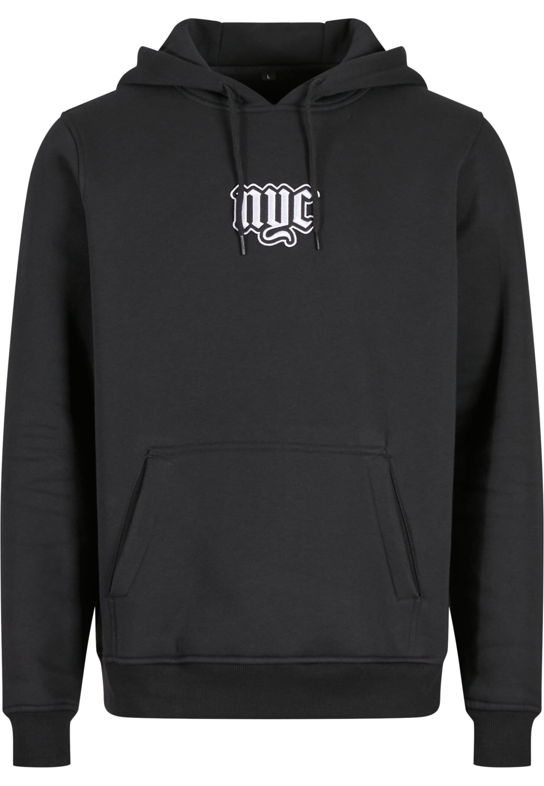 Kapuzensweatshirt MisterTee NYC Old English Wording Patch Hoody