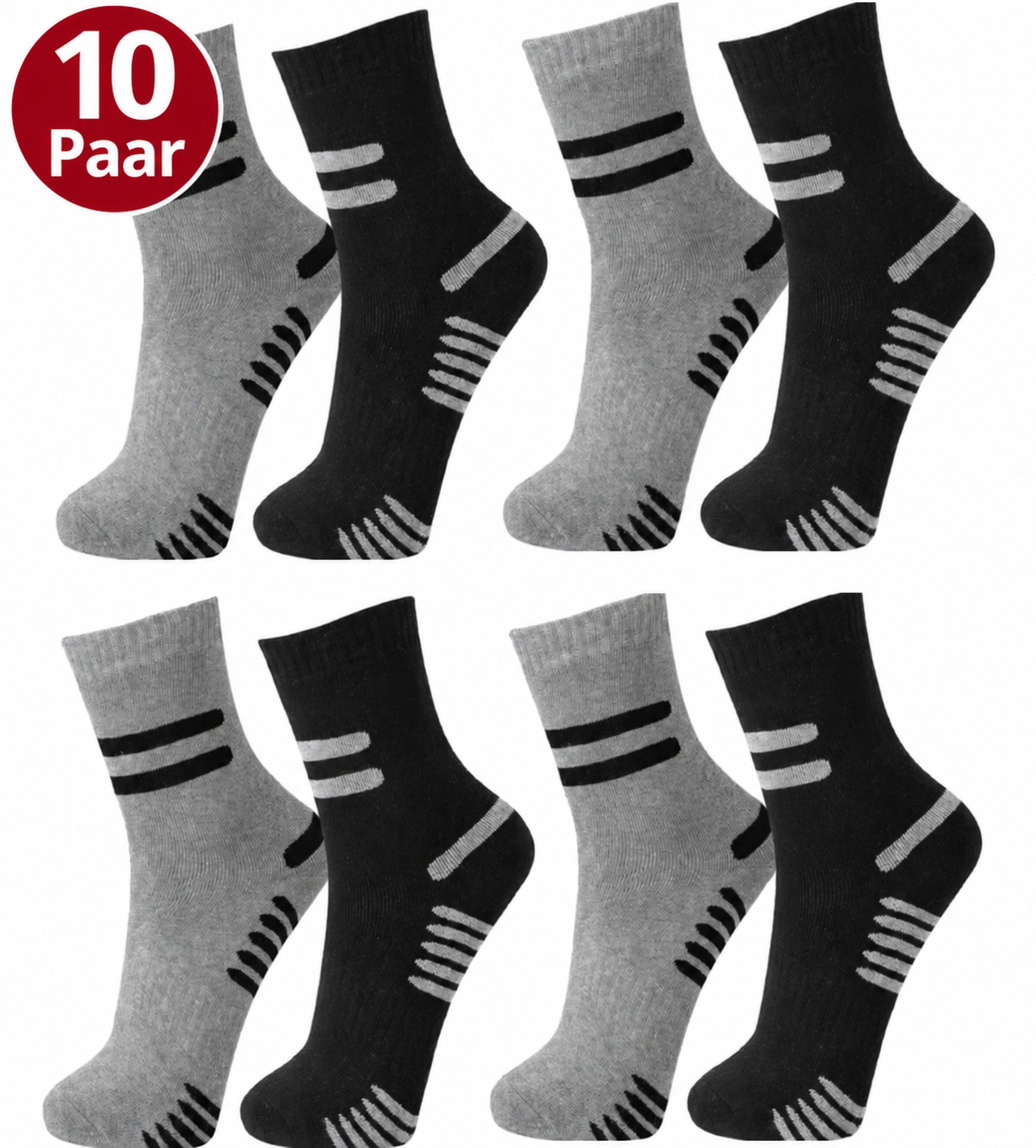 DDOnlineShop Thermosocken Thermo socken Arbeitssocken Sport Socken Herren Damen (Packung,Spar-Set, 10-Paar, 10 Paar) Premium Qualität(A-YS312)