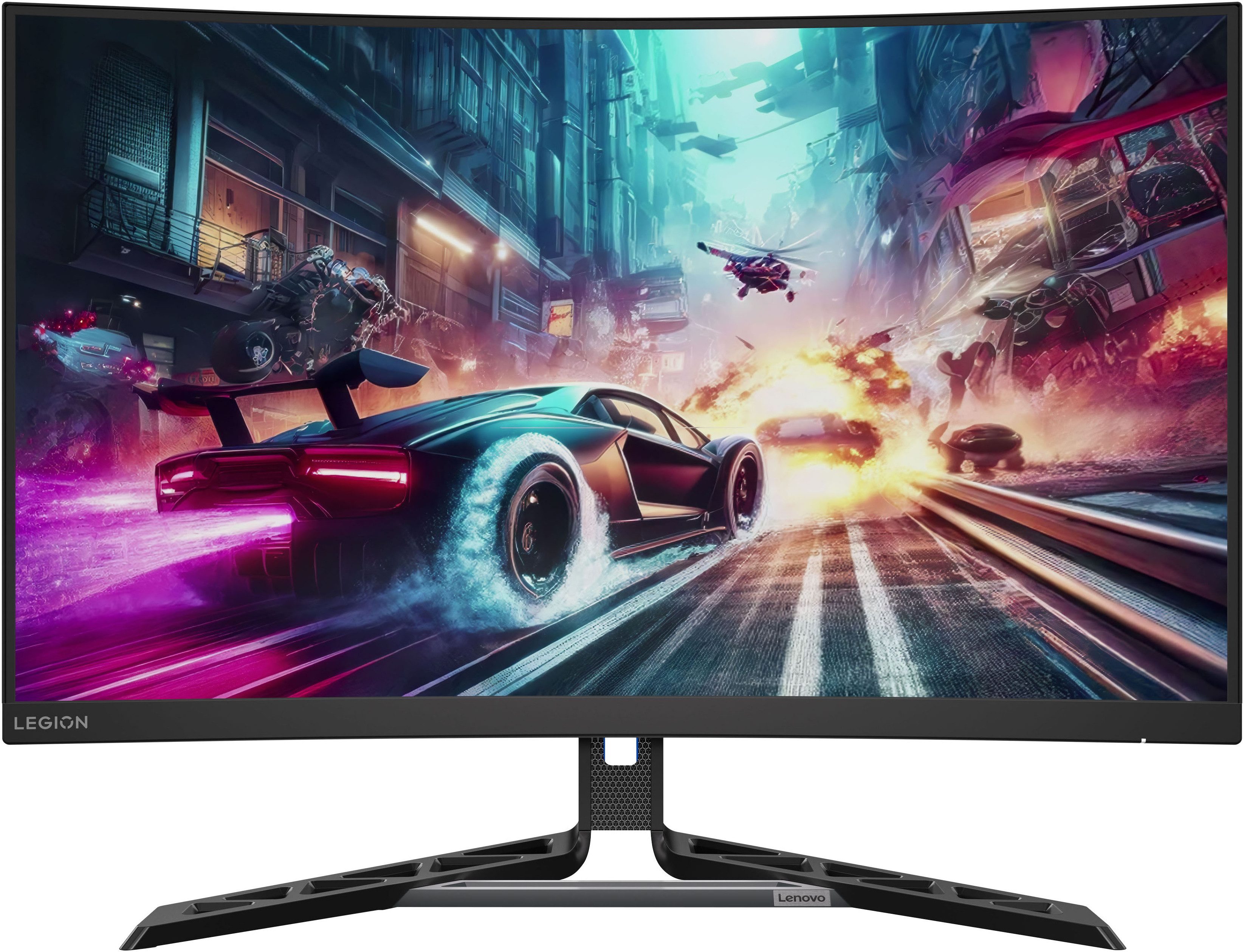 Lenovo (R32qc-30)A22315QG0 Curved-Gaming-LED-Monitor (80 cm/32 ", 3440 x 1440 px, QHD, 0,5 ms Reaktionszeit, 180 Hz, VA LED)