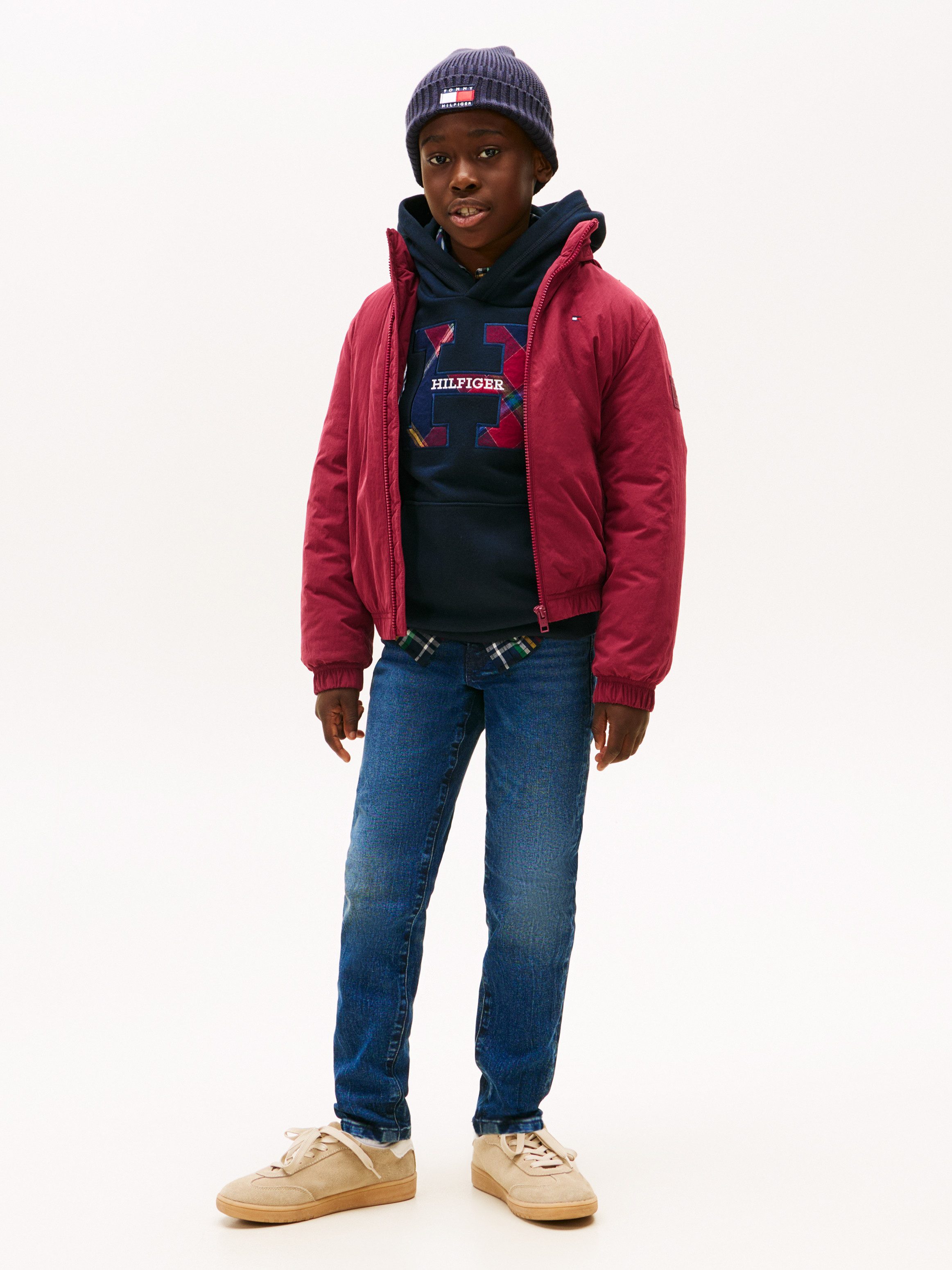 Tommy Hilfiger Gerade Jeans STRAIGHT DARK JEANS Regular fit, für Kinder bis 16 Jahre