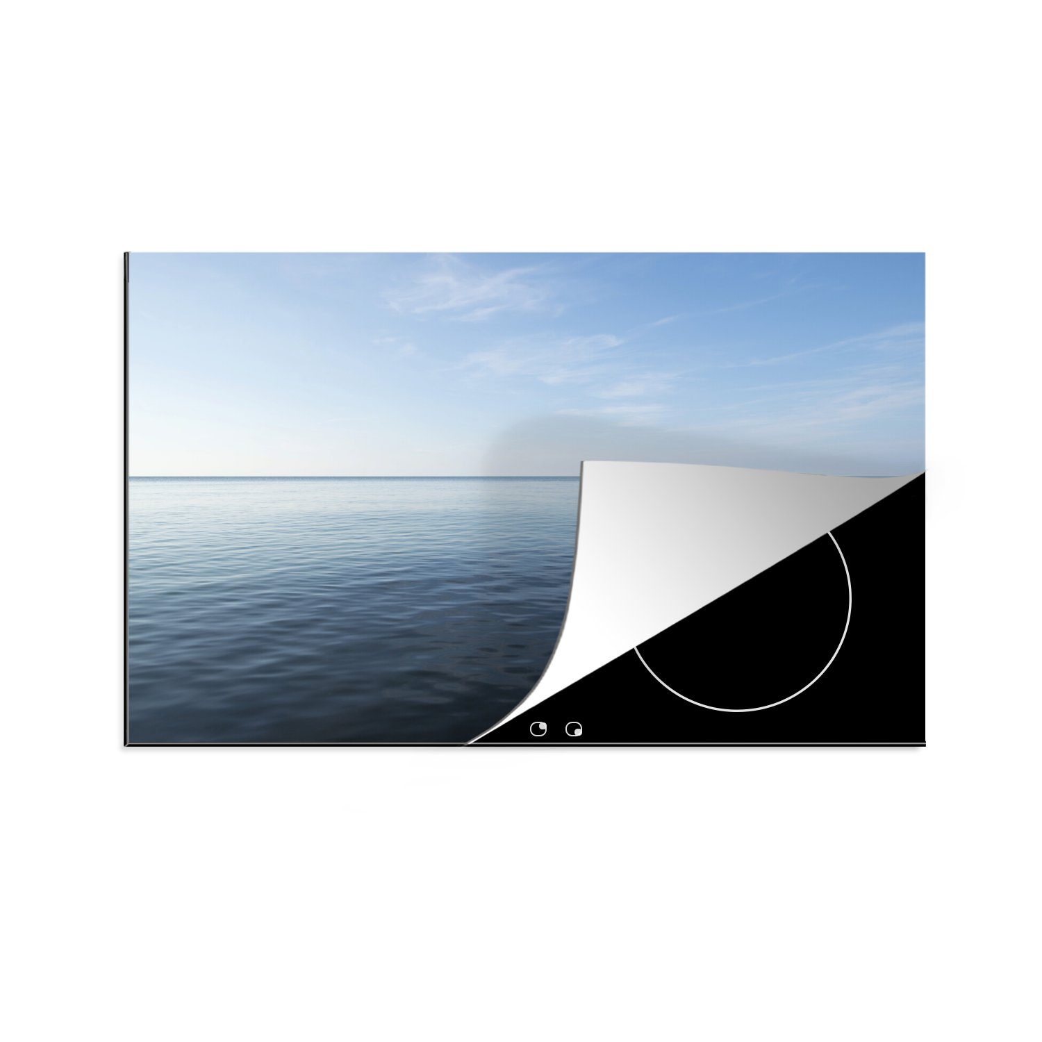 MuchoWow Herdblende-/Abdeckplatte Ostsee - Deutschland - Wasser, Vinyl, (1 tlg), 81x52 cm, Induktionskochfeld Schutz für die küche, Ceranfeldabdeckung
