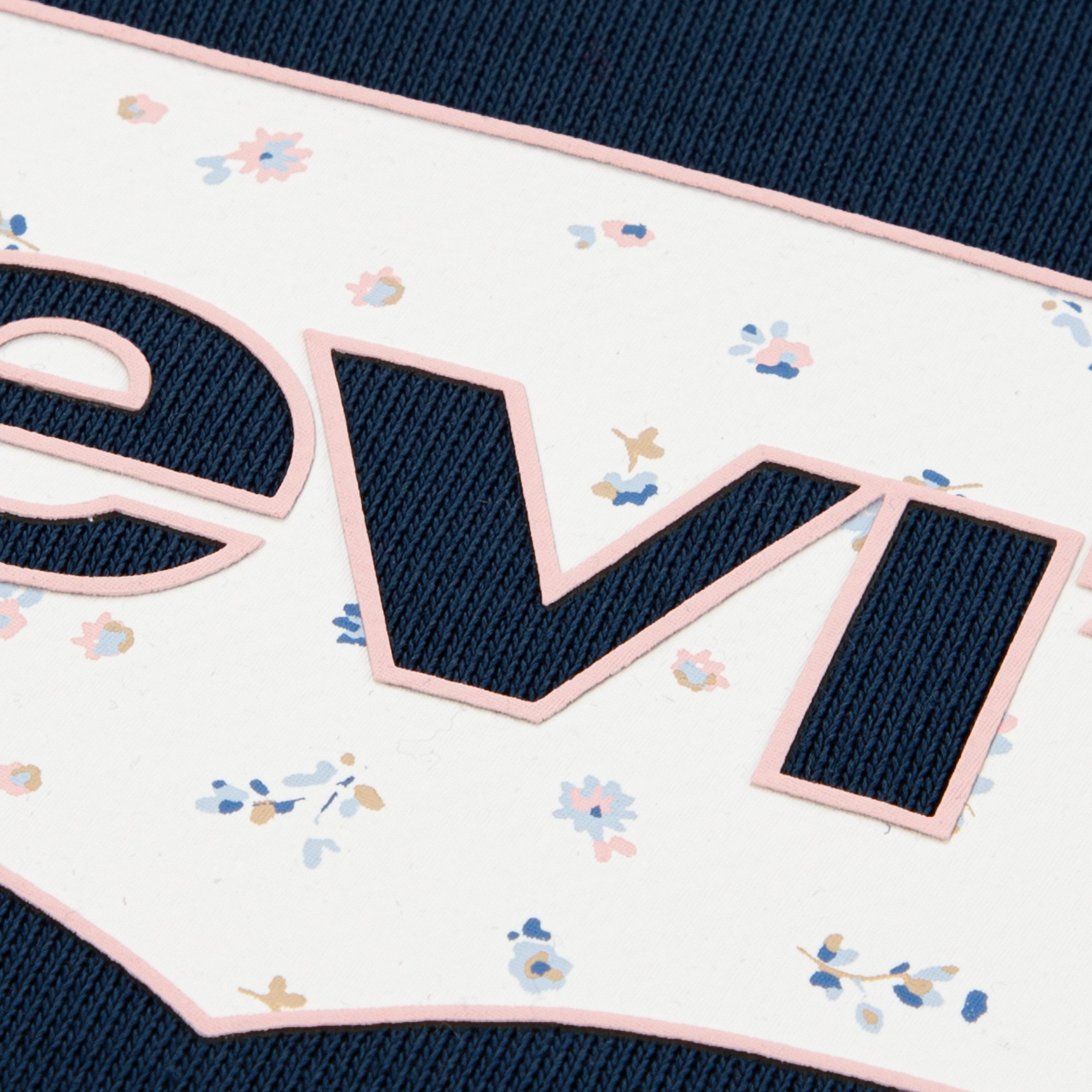 Levi's® Kids Sweatshirt LVG FLORAL BATWING CREW mit Batwing-Logo mit Millefleurs-Print, for Girls