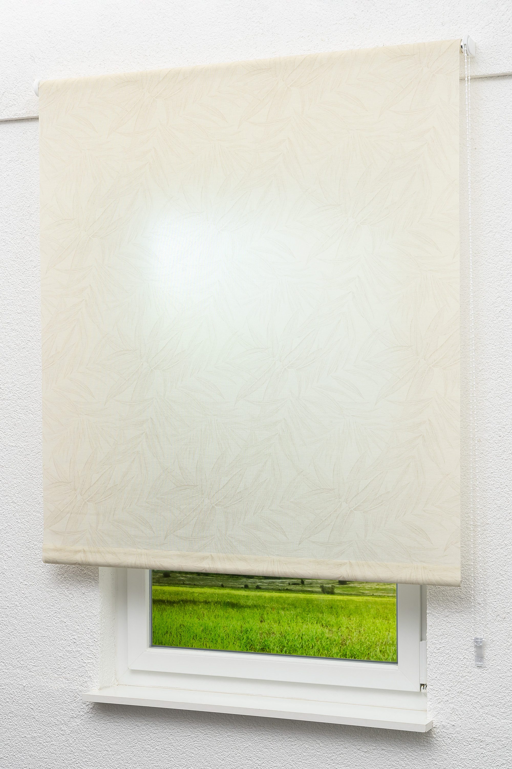 Rollo Basisrollo Tageslicht Blätterranken, LYSEL®, blickdicht, HxB 190x122.5cm
