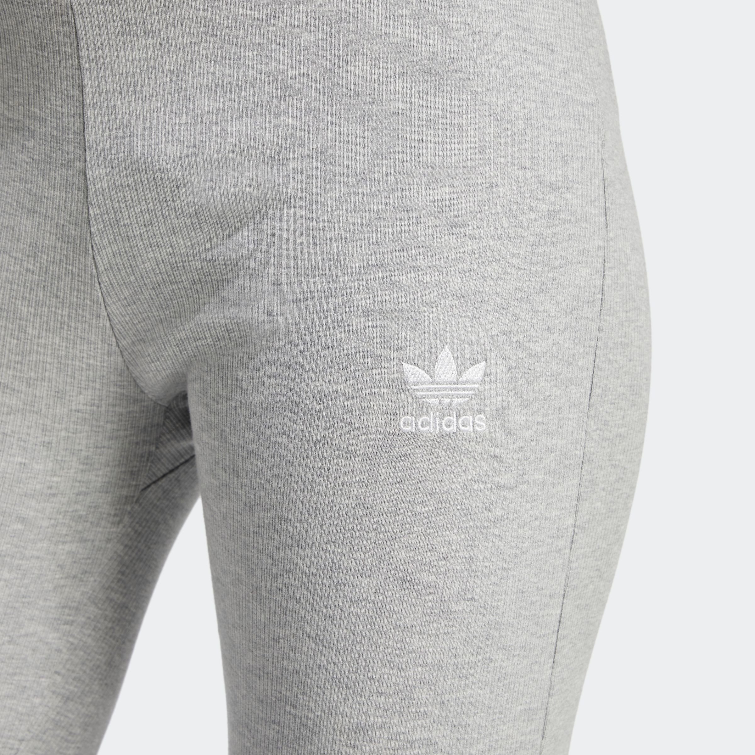 adidas Originals Leggings ESSENTIALS RIB FLARED mit ausgestelltem Bein und Ripp Optik, hoher Bund
