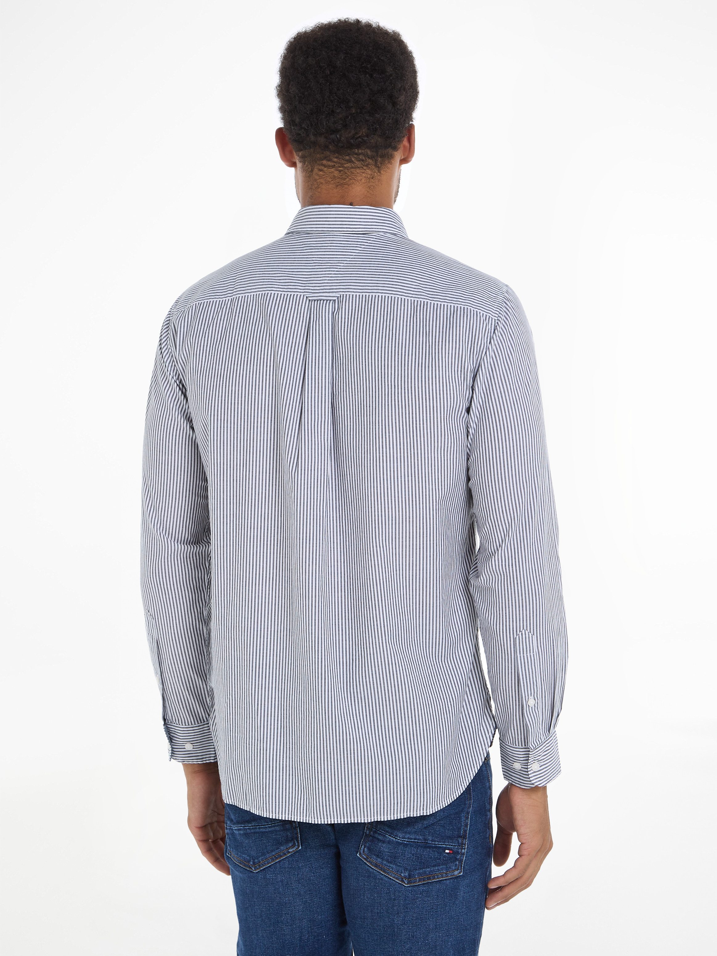 Tommy Hilfiger Businesshemd NAT. SOFT EASY STRIPE Regular Fit SHIRT