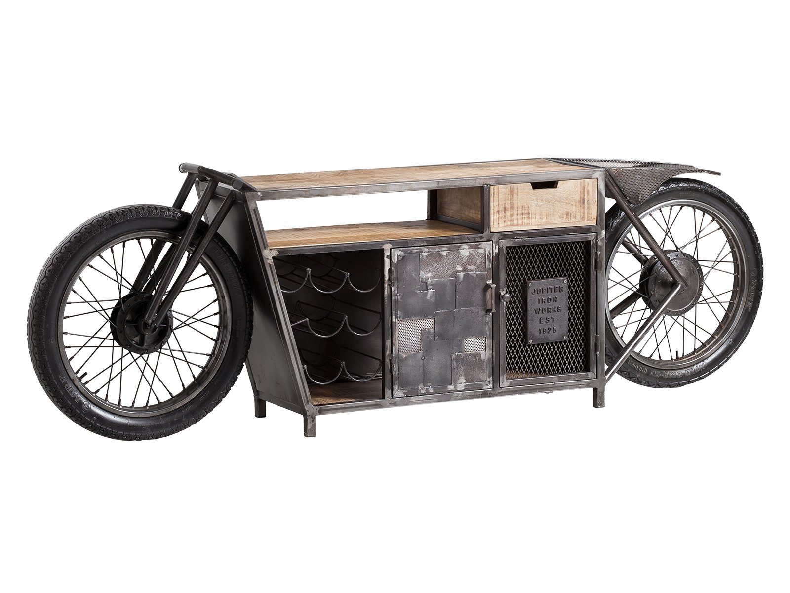 massivum Lowboard Motorrad Bike Harlow TV-Sideboard günstig online kaufen