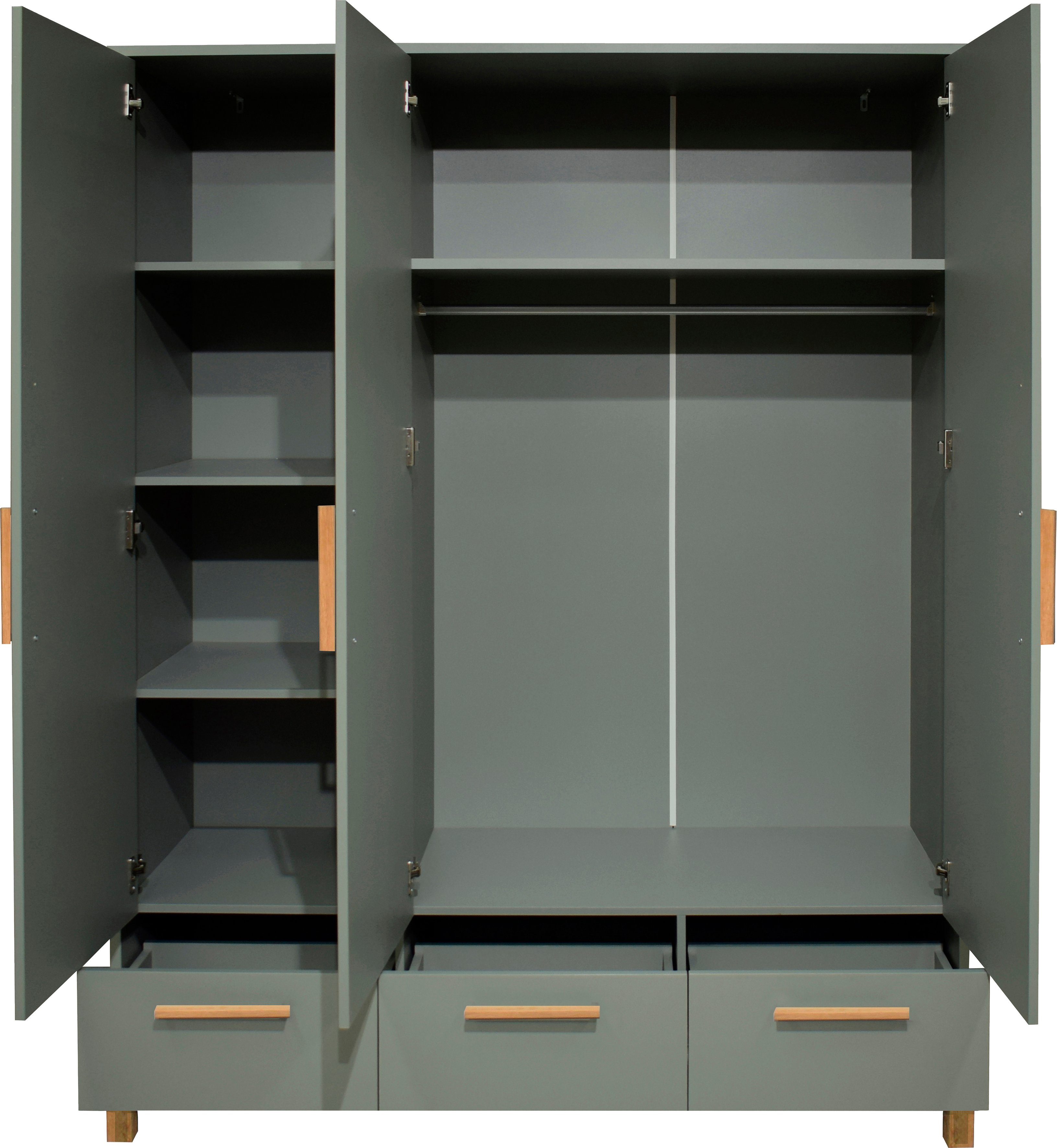 Mäusbacher Kleiderschrank Kleiderschrank Höhe 190" Breite "148" – Bild 4 von 5