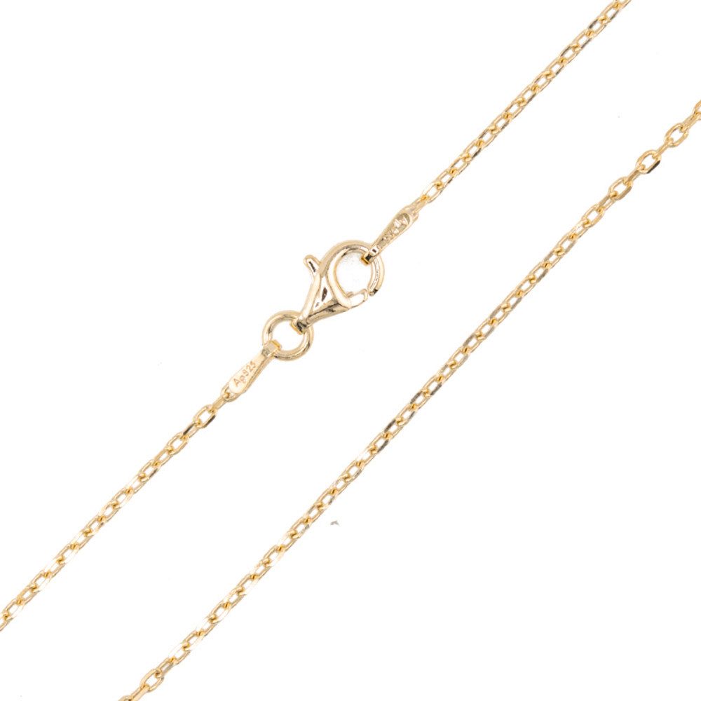 Cavill Silberkette Cavill 925er Sterling Silber Ankerkette vergoldet, 80 cm günstig online kaufen