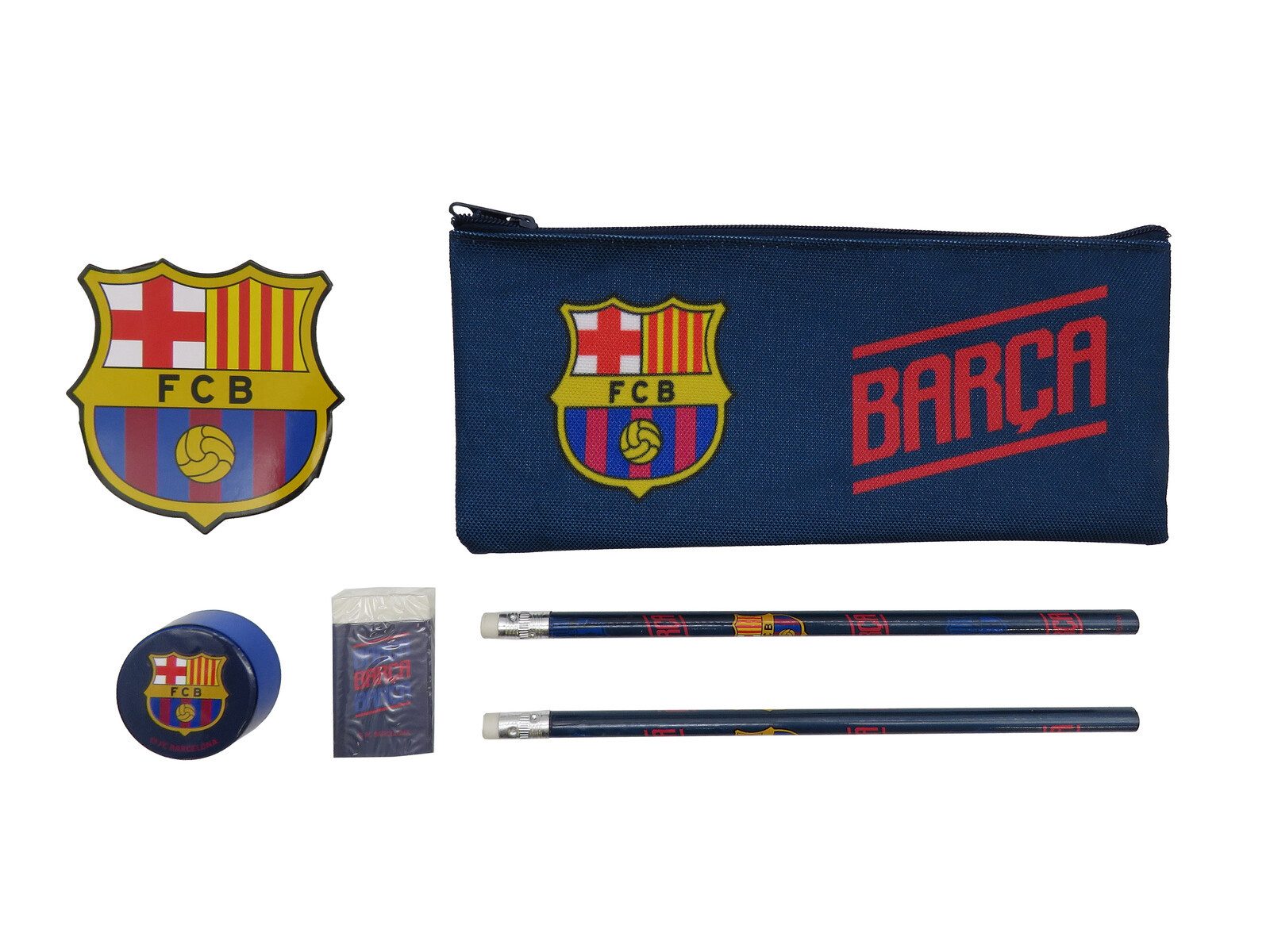 FC Barcelona Federmäppchen - Schreibset mit Bleistiften, (1-tlg)