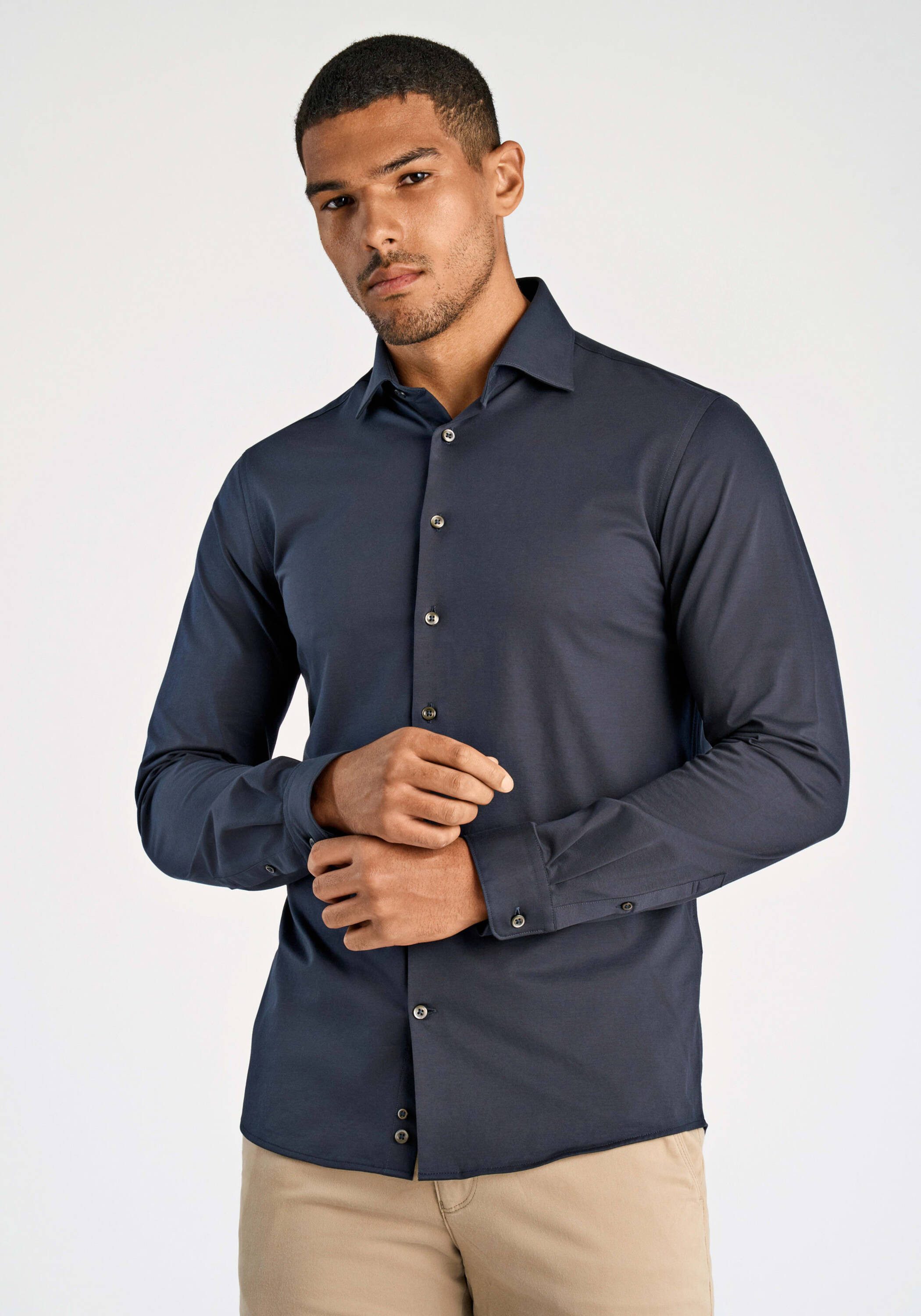 Businesshemd Business-Casual-Hemd Relaxed Fit