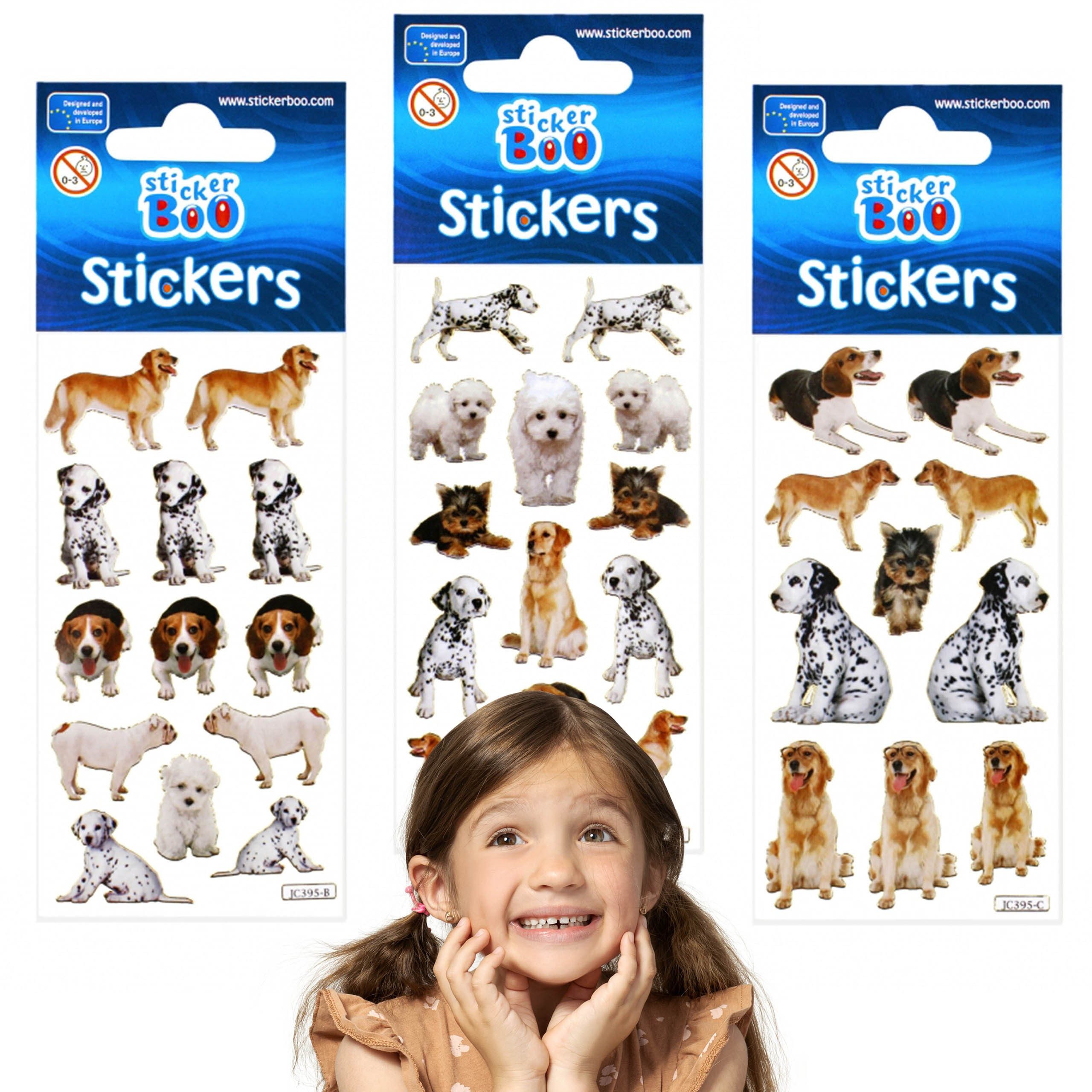 Sarcia.eu Sticker Sticker-Set für Kinder, Aufkleber Hündchen