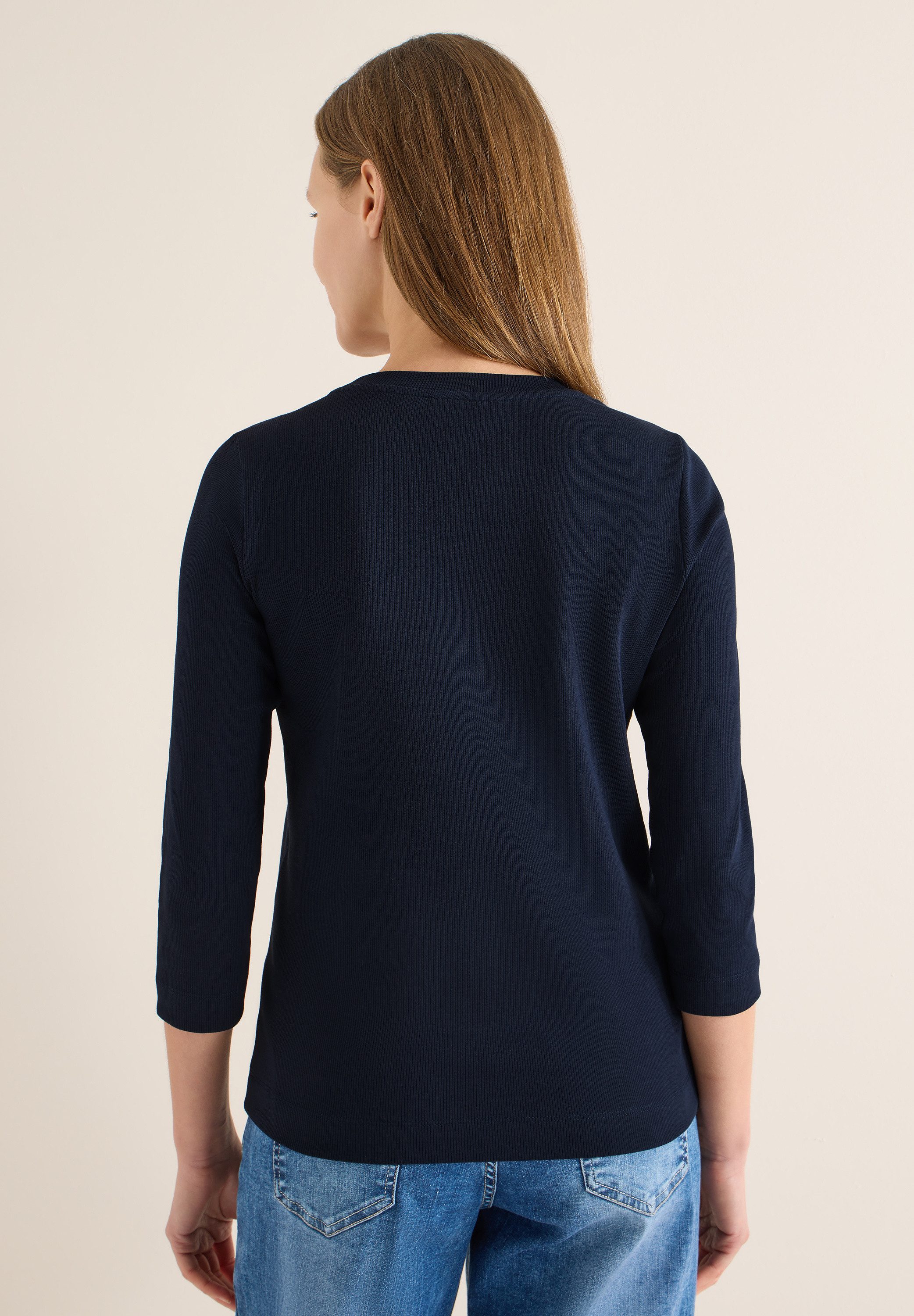 CECIL 3/4-Arm-Shirt mit 3/4 Ärmeln