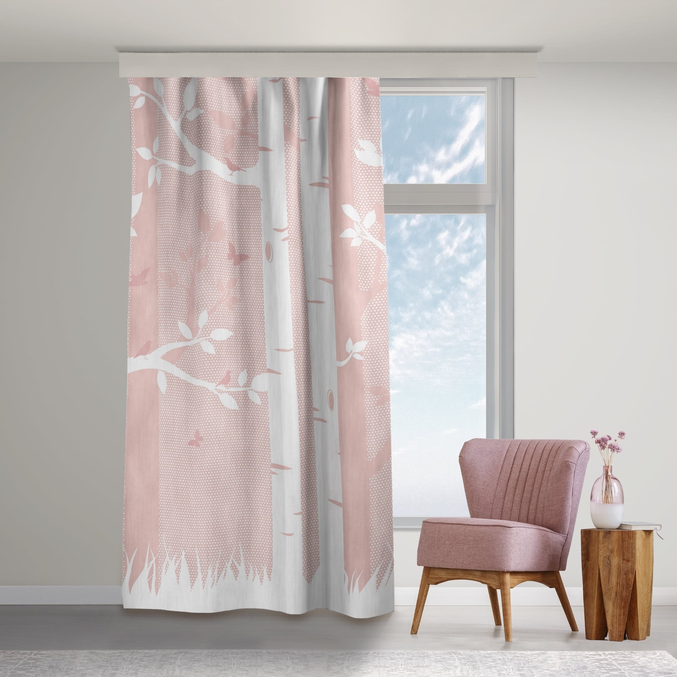 Bilderdepot24 Vorhang 0 (1 St), Multifunktionsband, blickdicht, Samt, Schie günstig online kaufen