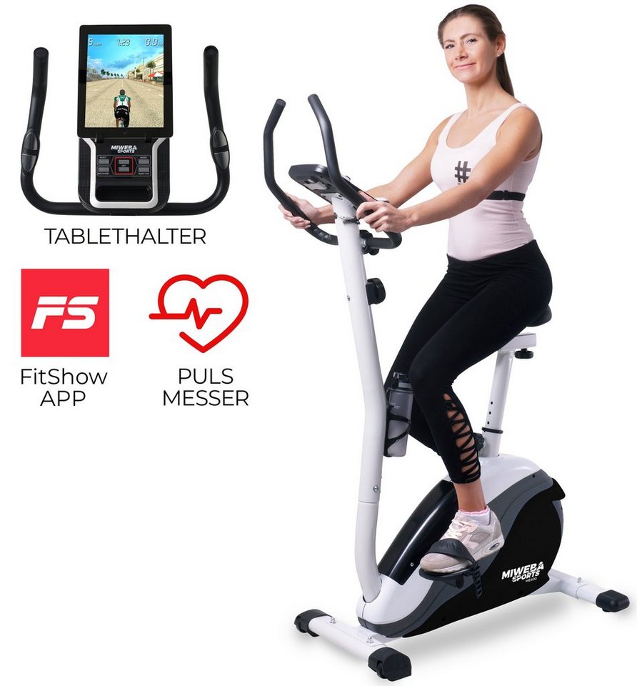 LCD Fitnessfahrrad Fitnessbike Ergometer Heimtrainer Fahrradtrainer Trimmrad 