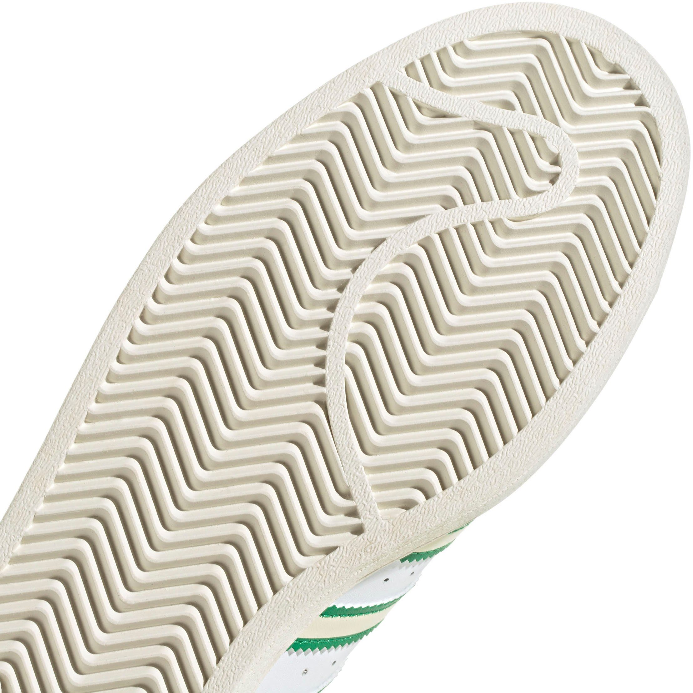 adidas Originals Sneaker SUPERSTAR weiß-grün