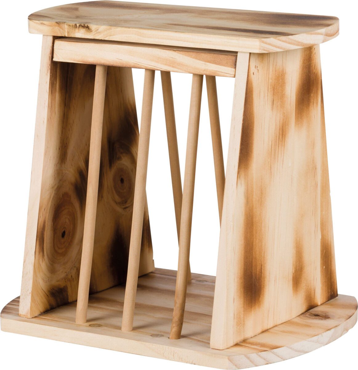 TRIXIE Futterstation Heuraufe zum Aufstellen - diverse - 25 × 22 × 18 cm